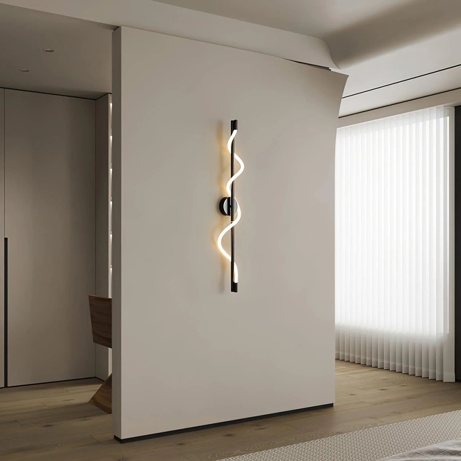 Vortex Flexible Curve Wall Light - Letslighting