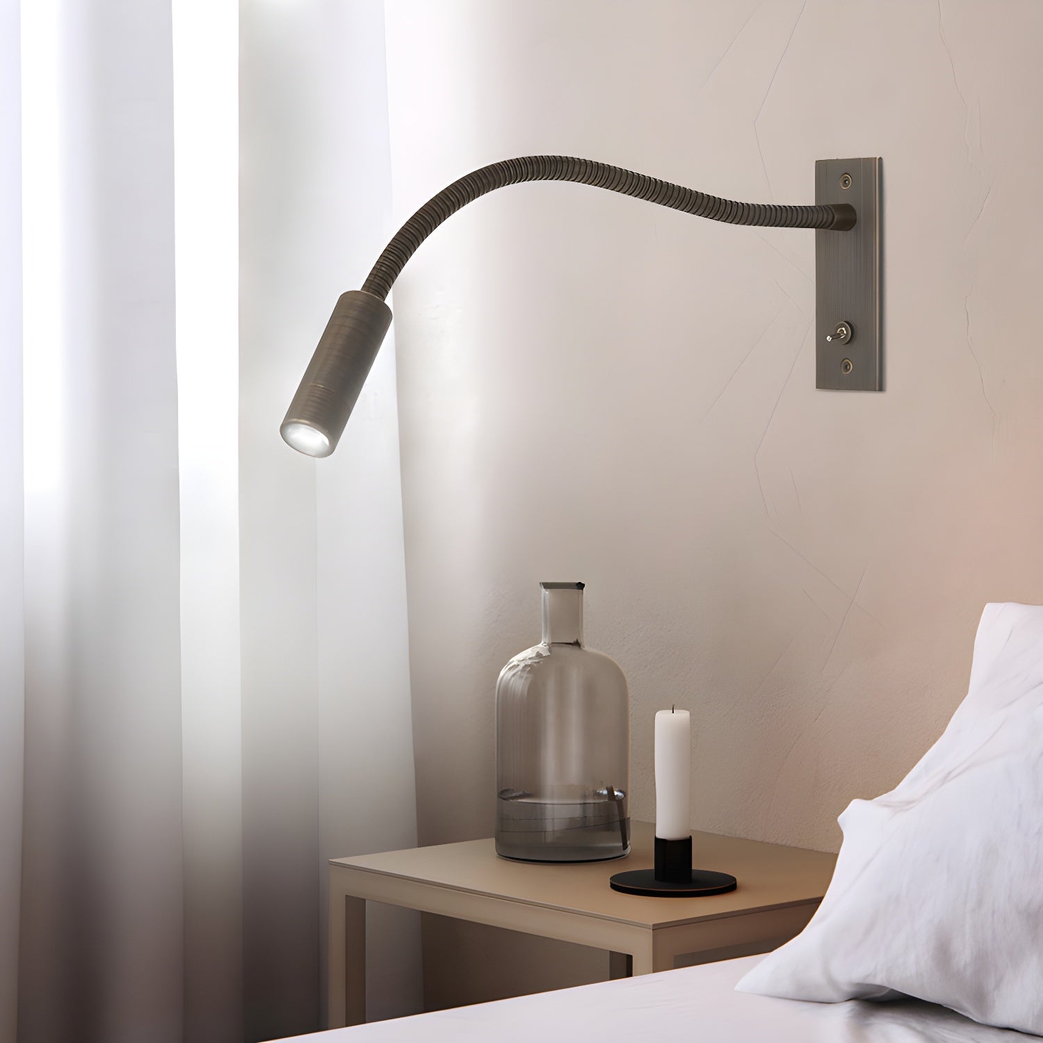 Flame Flexible Gooseneck Wall Lamp - Letslighting