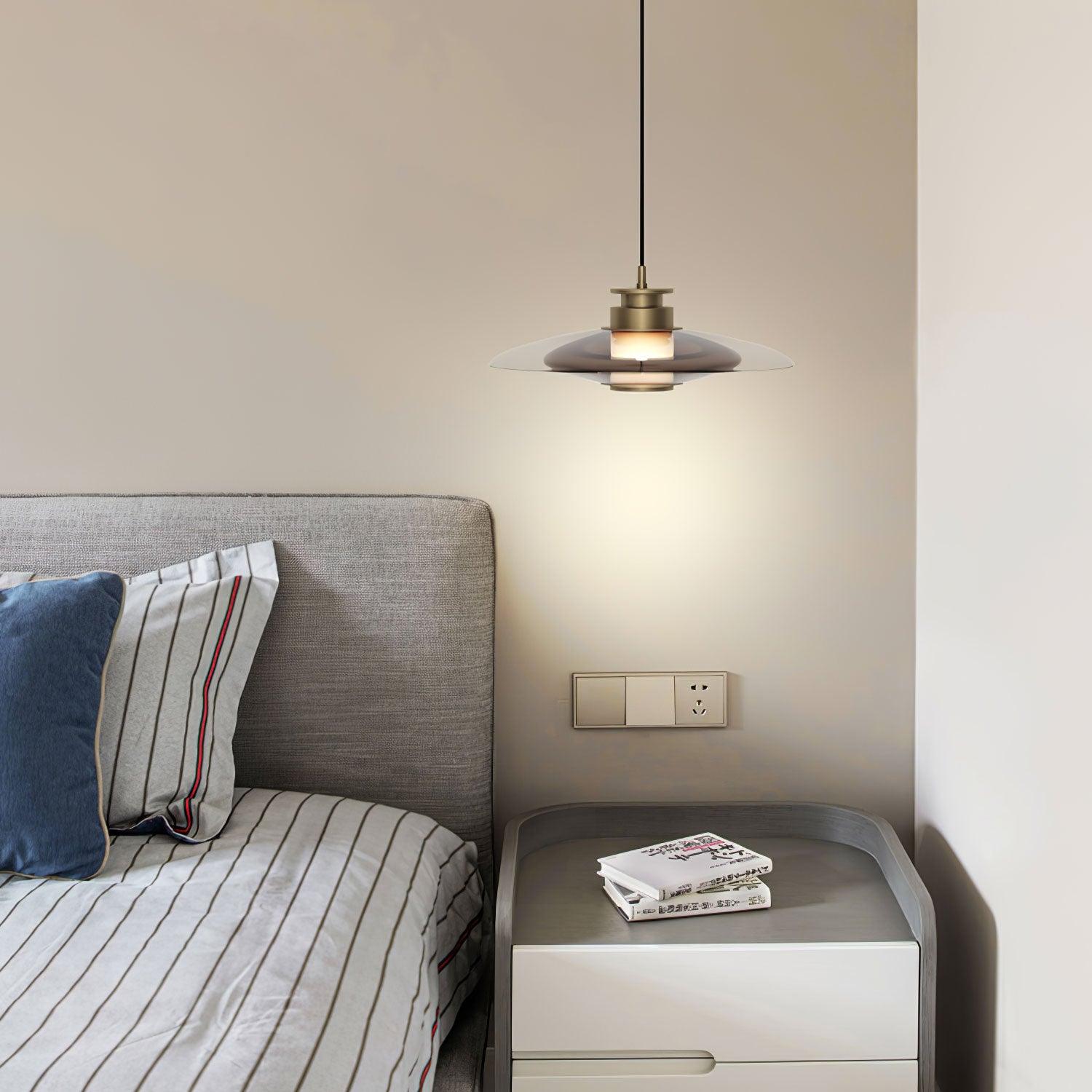 Oryxa Glass Futuristic Pendant Lamp - Letslighting