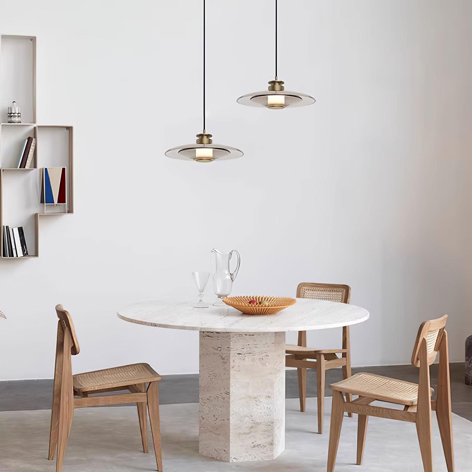 Oryxa Glass Futuristic Pendant Lamp - Letslighting