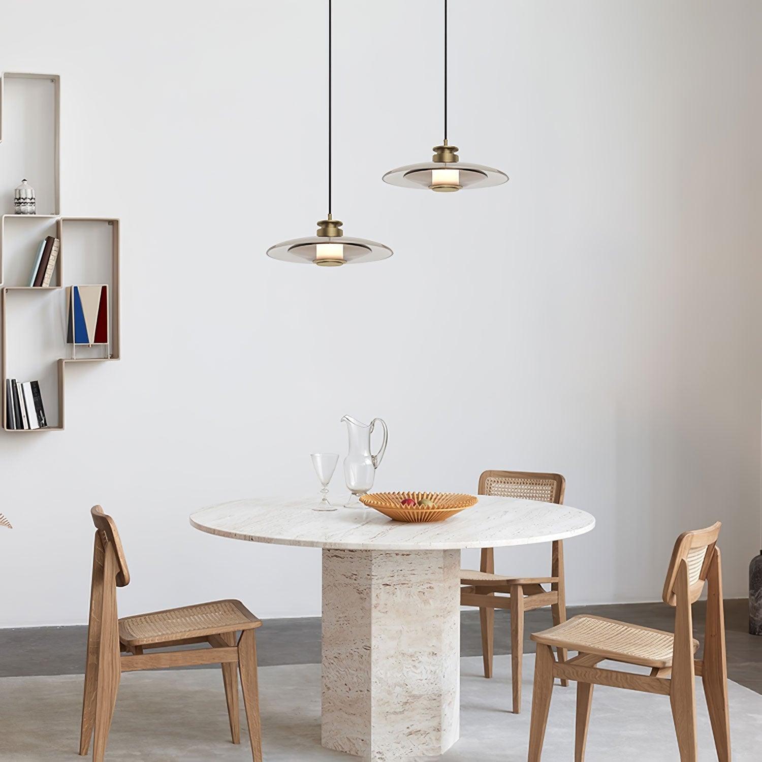 Oryxa Glass Futuristic Pendant Lamp - Letslighting