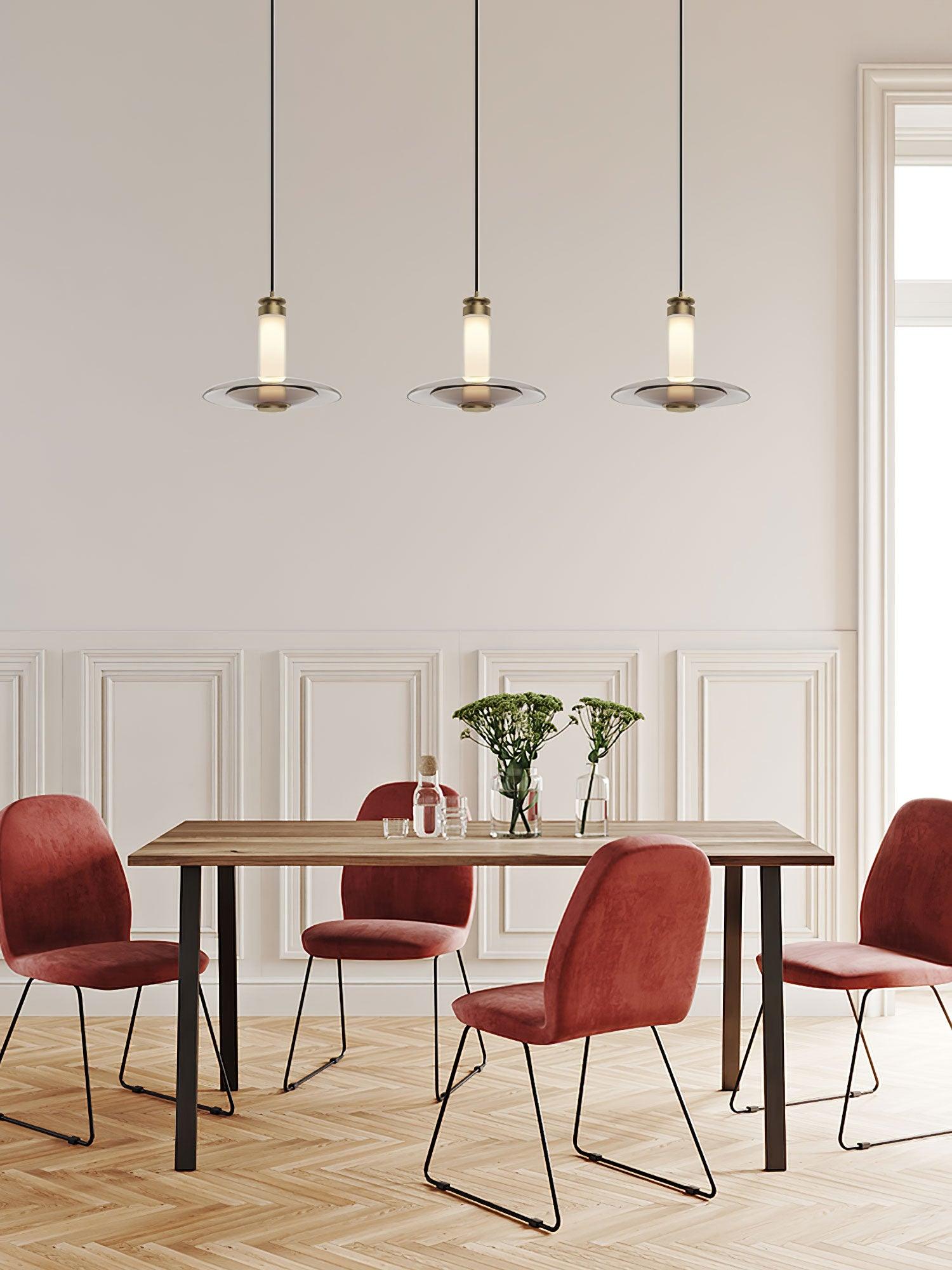 Oryxa Glass Futuristic Pendant Lamp - Letslighting