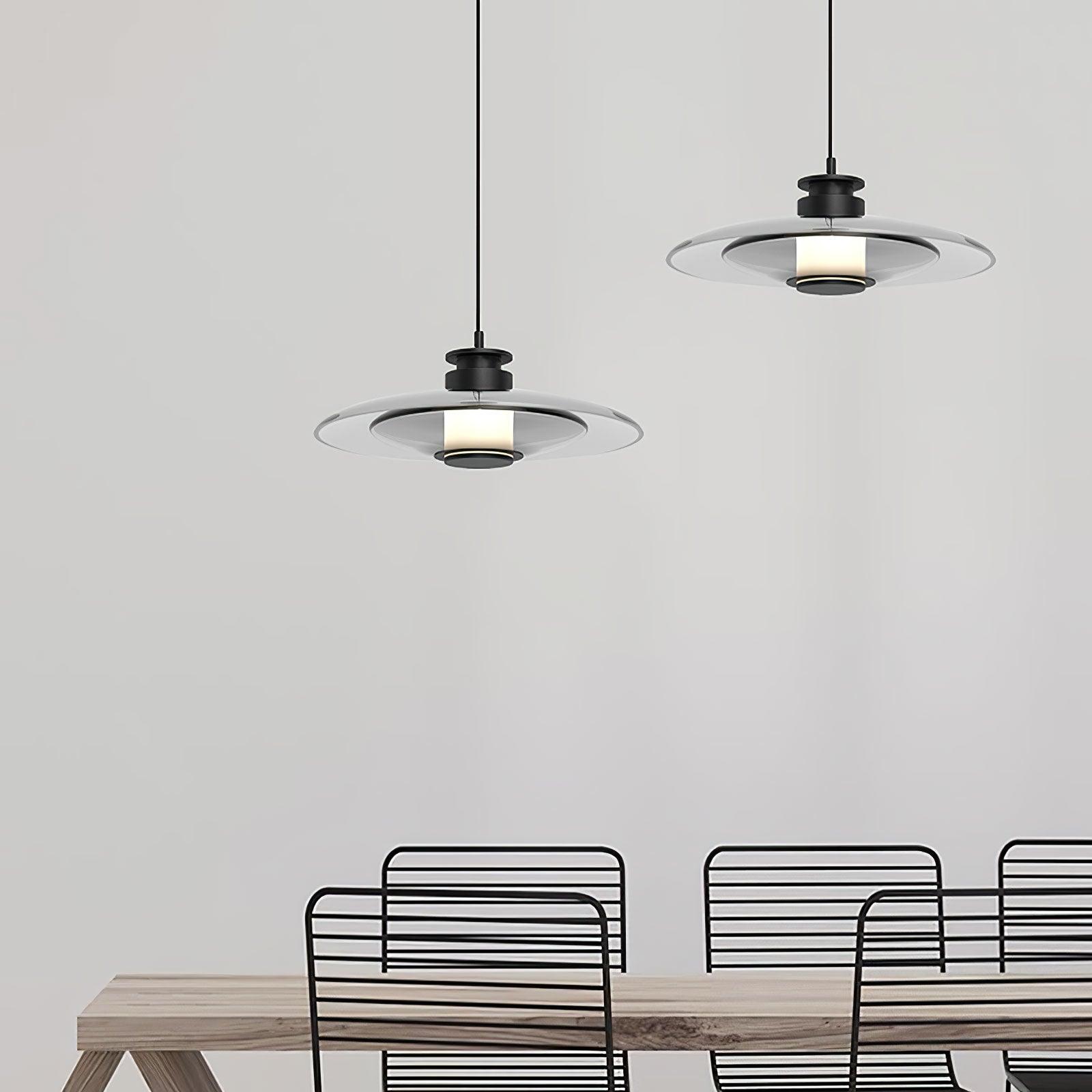 Oryxa Glass Futuristic Pendant Lamp - Letslighting