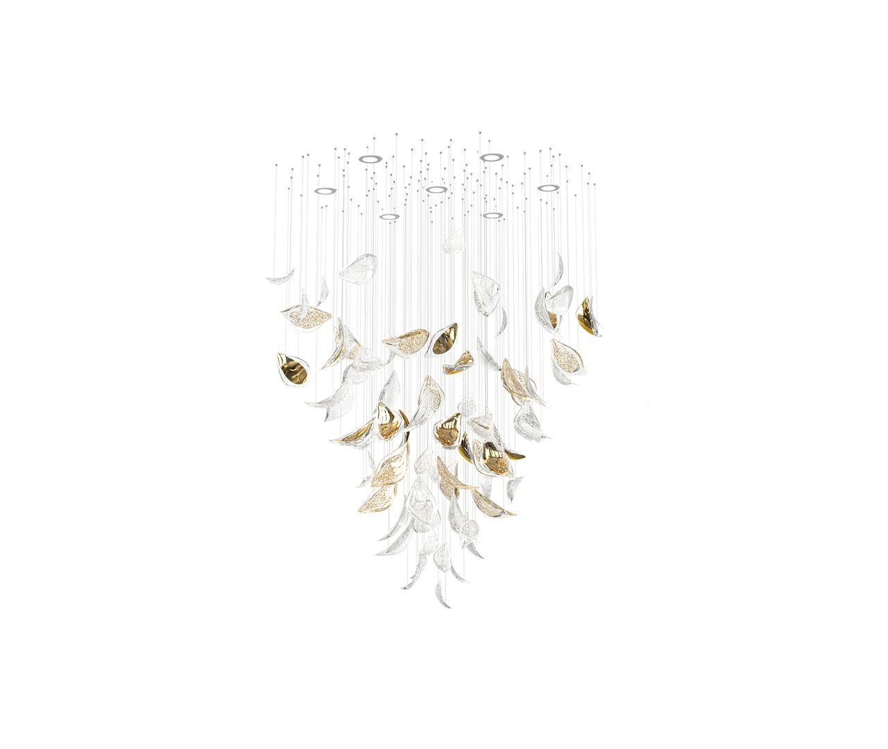Avynen Crystal Petal Chandelier - Letslighting