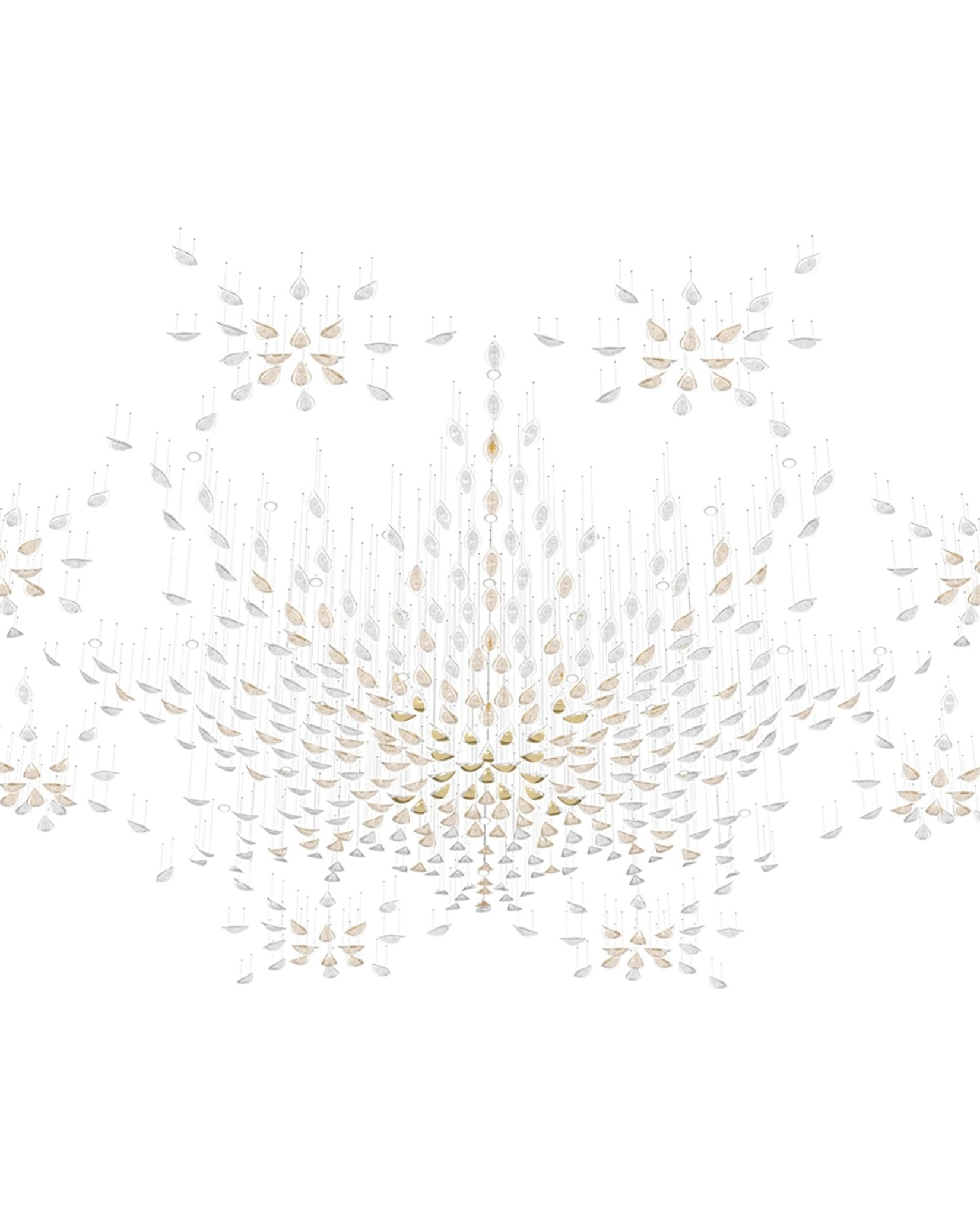 Avynen Crystal Petal Chandelier - Letslighting