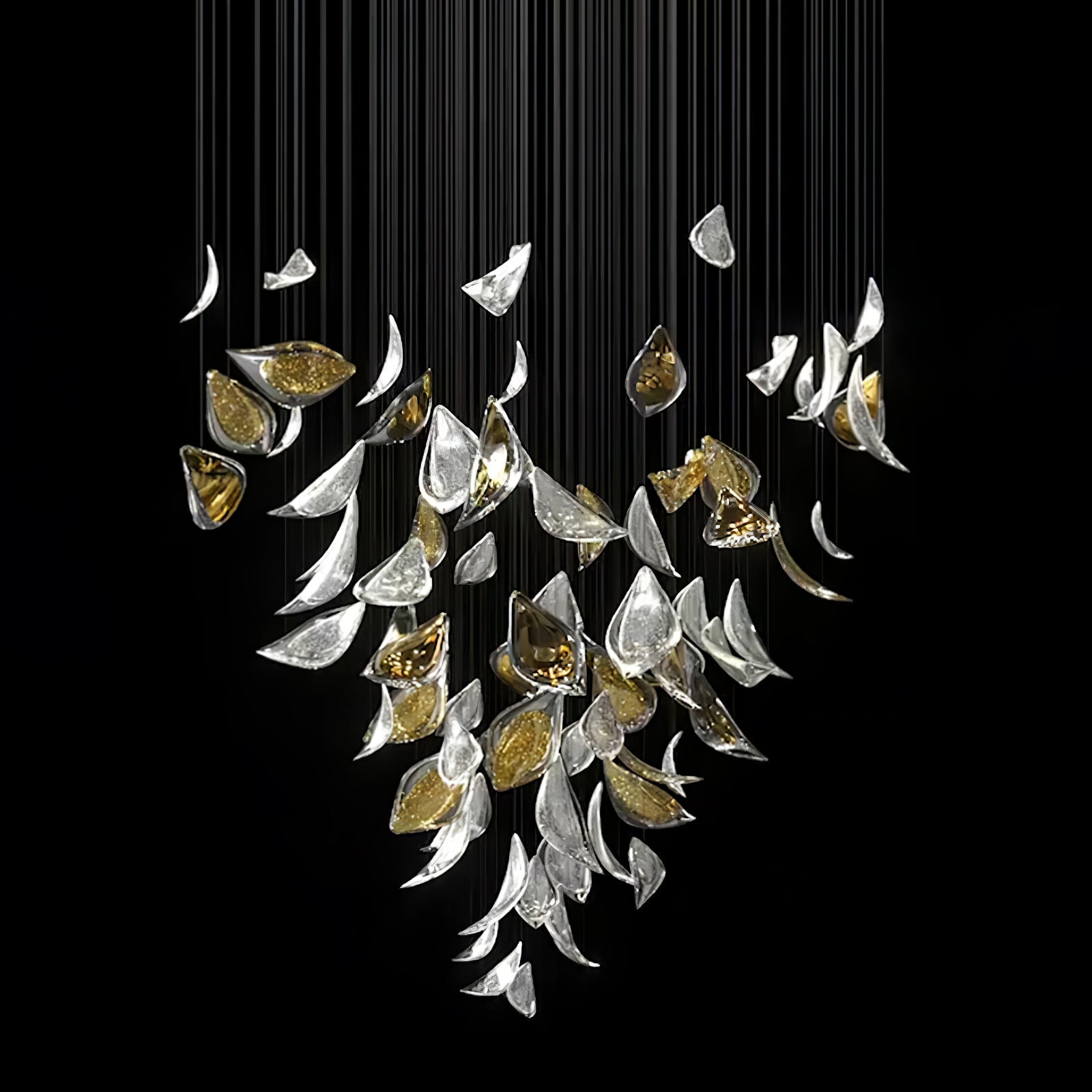 Avynen Crystal Petal Chandelier - Letslighting