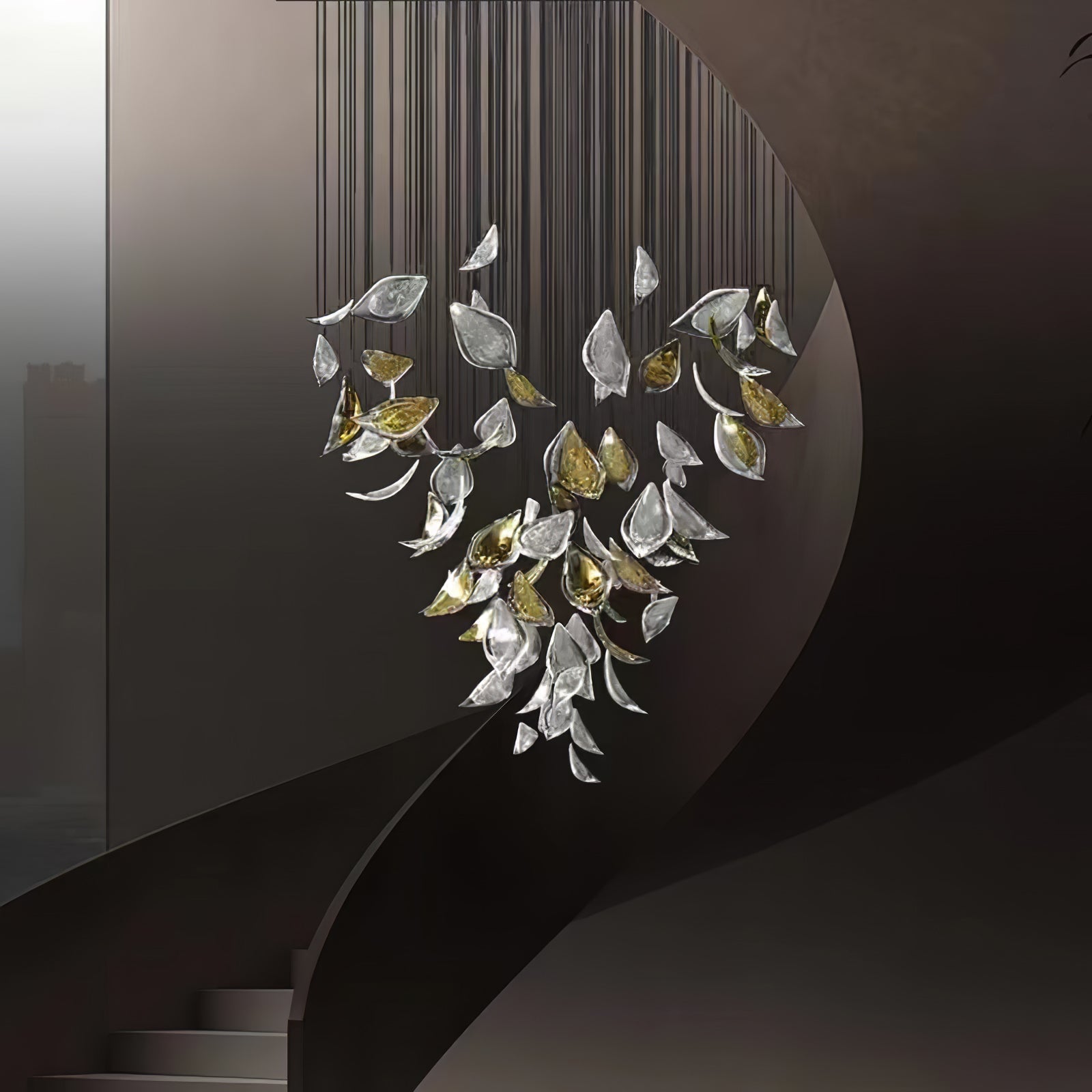 Avynen Crystal Petal Chandelier - Letslighting