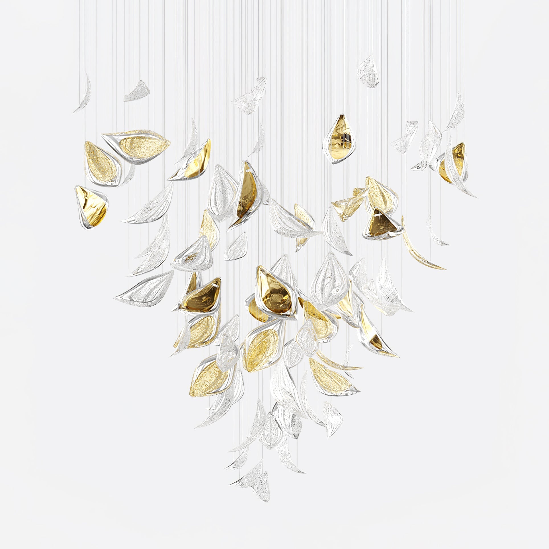 Avynen Crystal Petal Chandelier - Letslighting