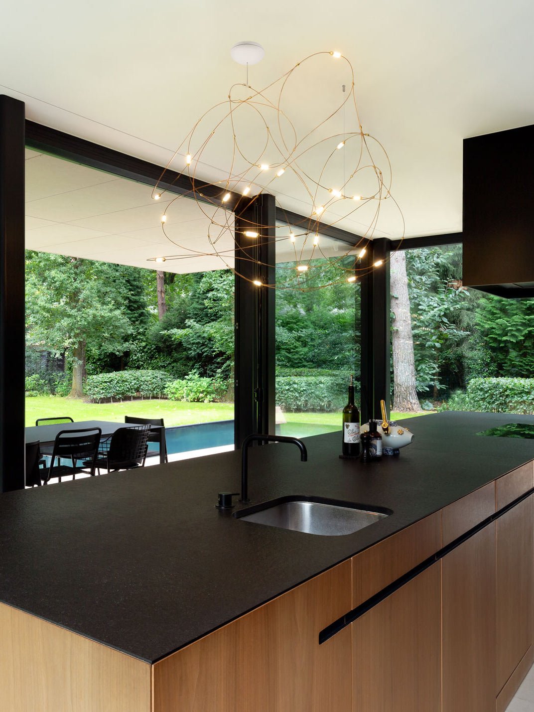 Celestra Steel Minimalistic Pendant Light - Letslighting