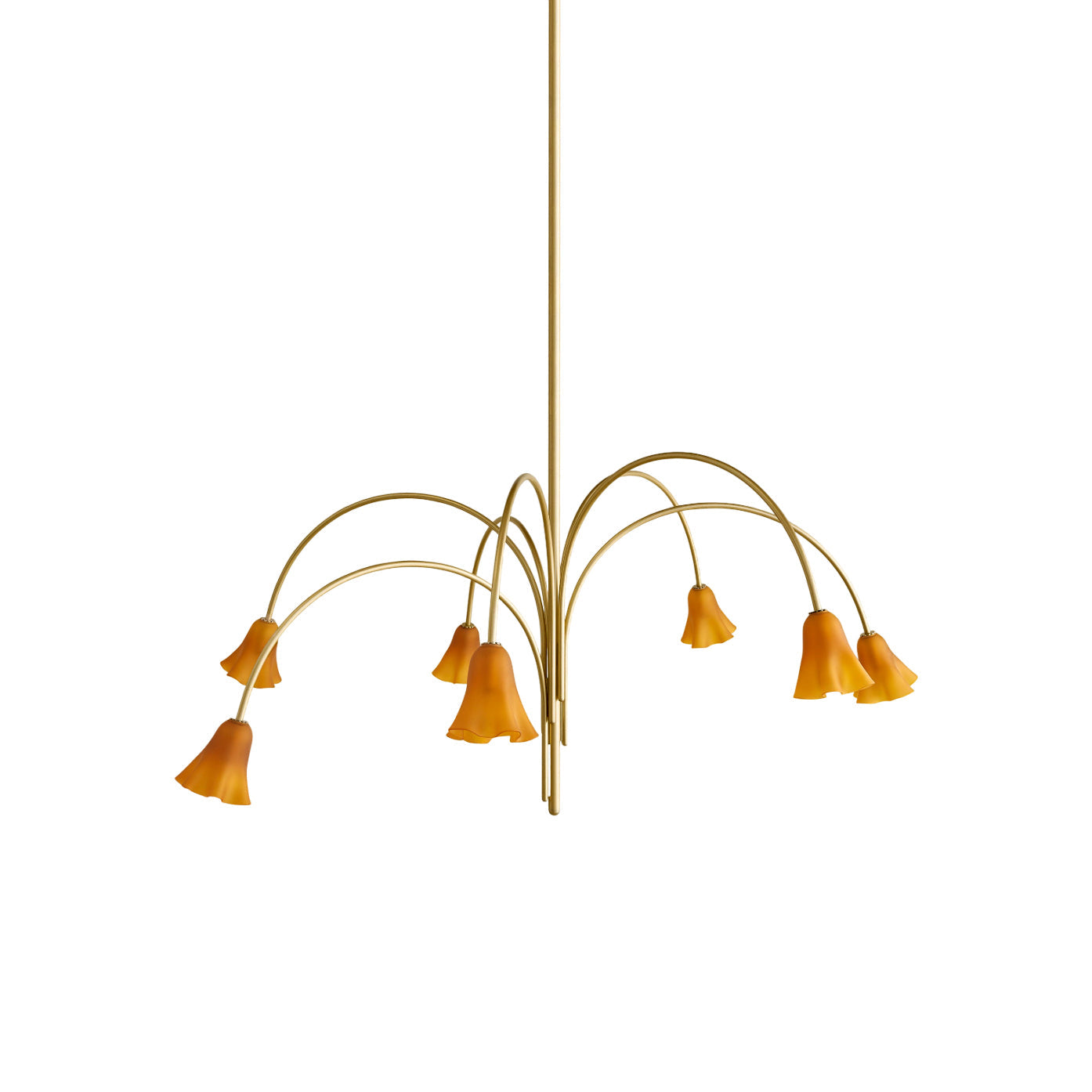 Aurmiros Individual Creativity Brass Glass Chandelier - Letslighting