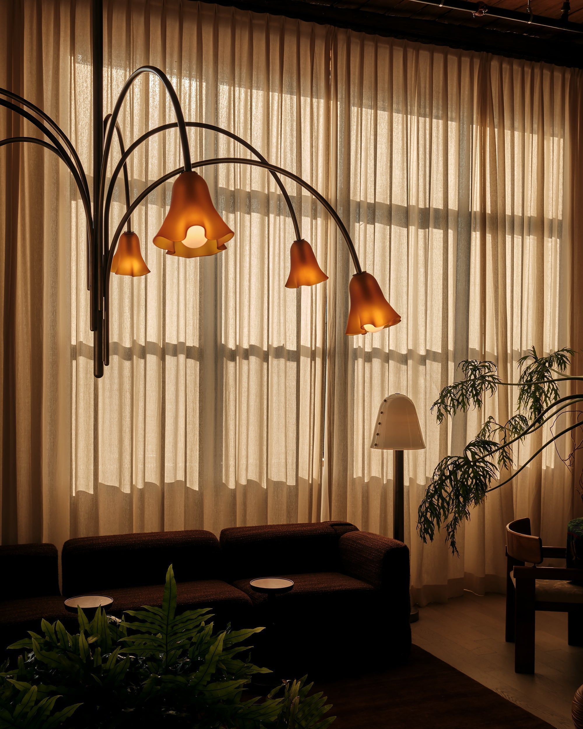 Aurmiros Individual Creativity Brass Glass Chandelier - Letslighting