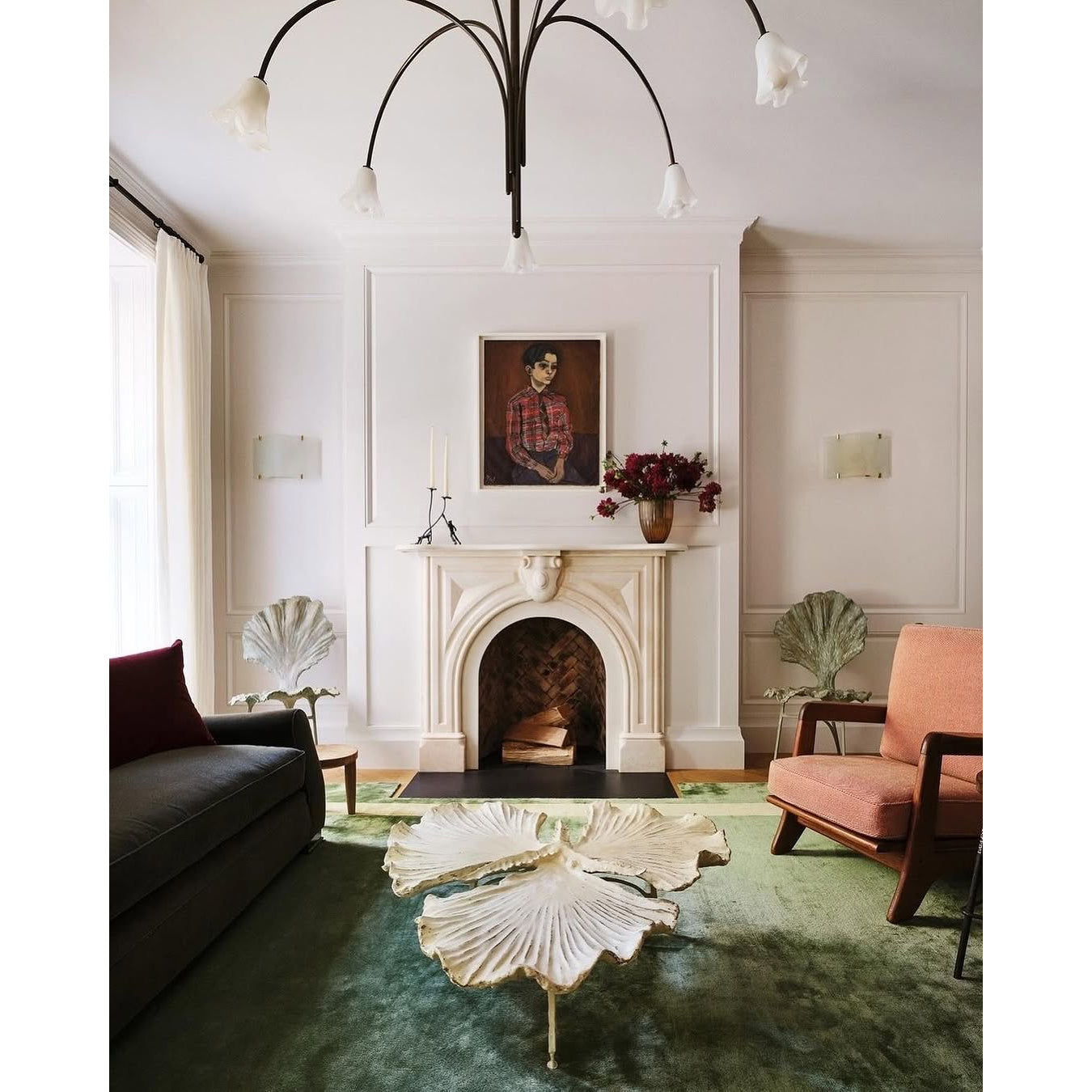 Aurmiros Individual Creativity Brass Glass Chandelier - Letslighting