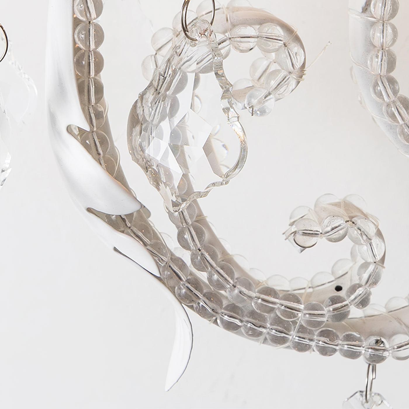 Nyraean Traditional Candle Holder Crystal Wall Lamp - Letslighting