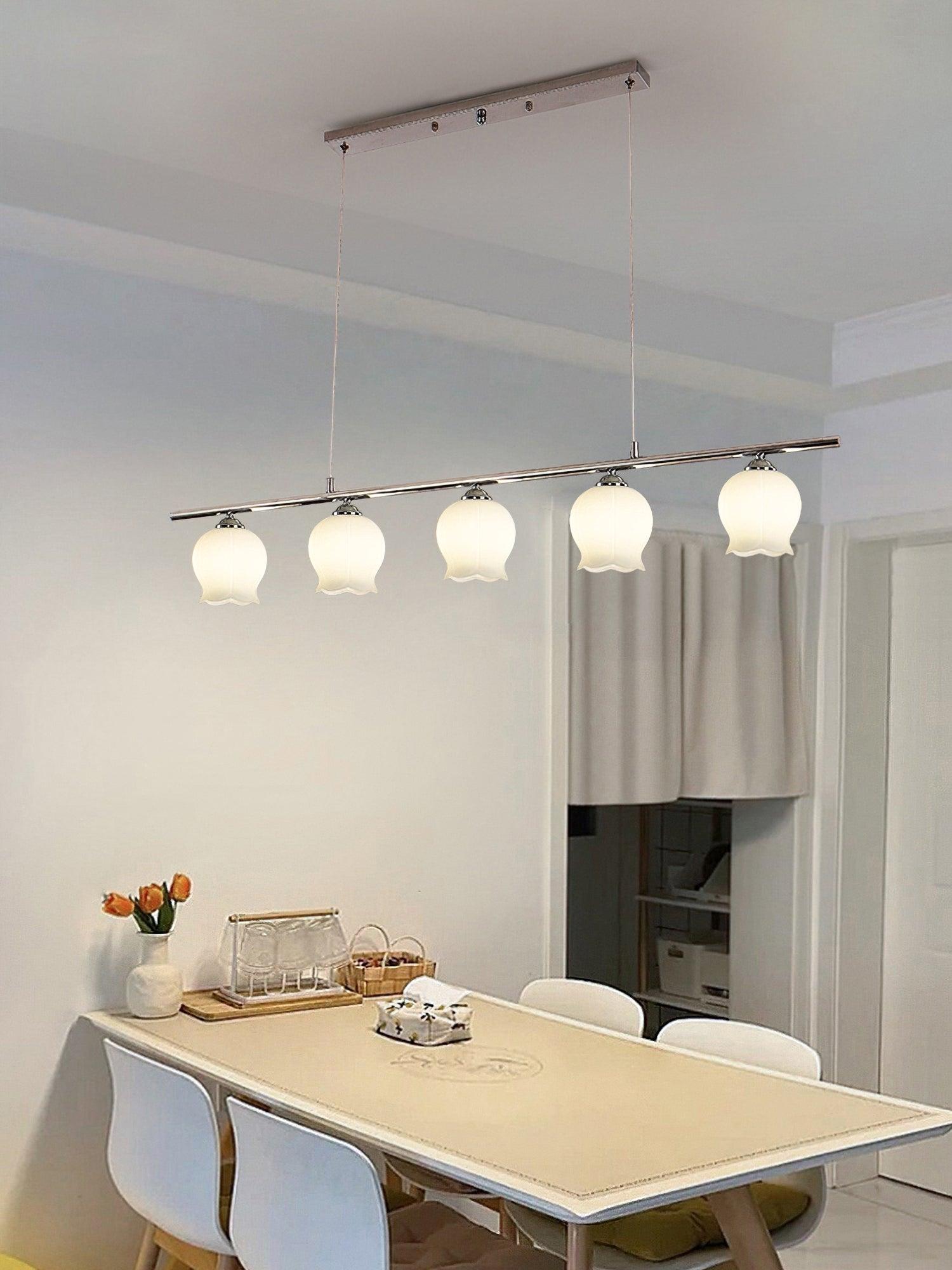 Evenara Modern Minimalist Floral Glass Pendant Lamp - Letslighting