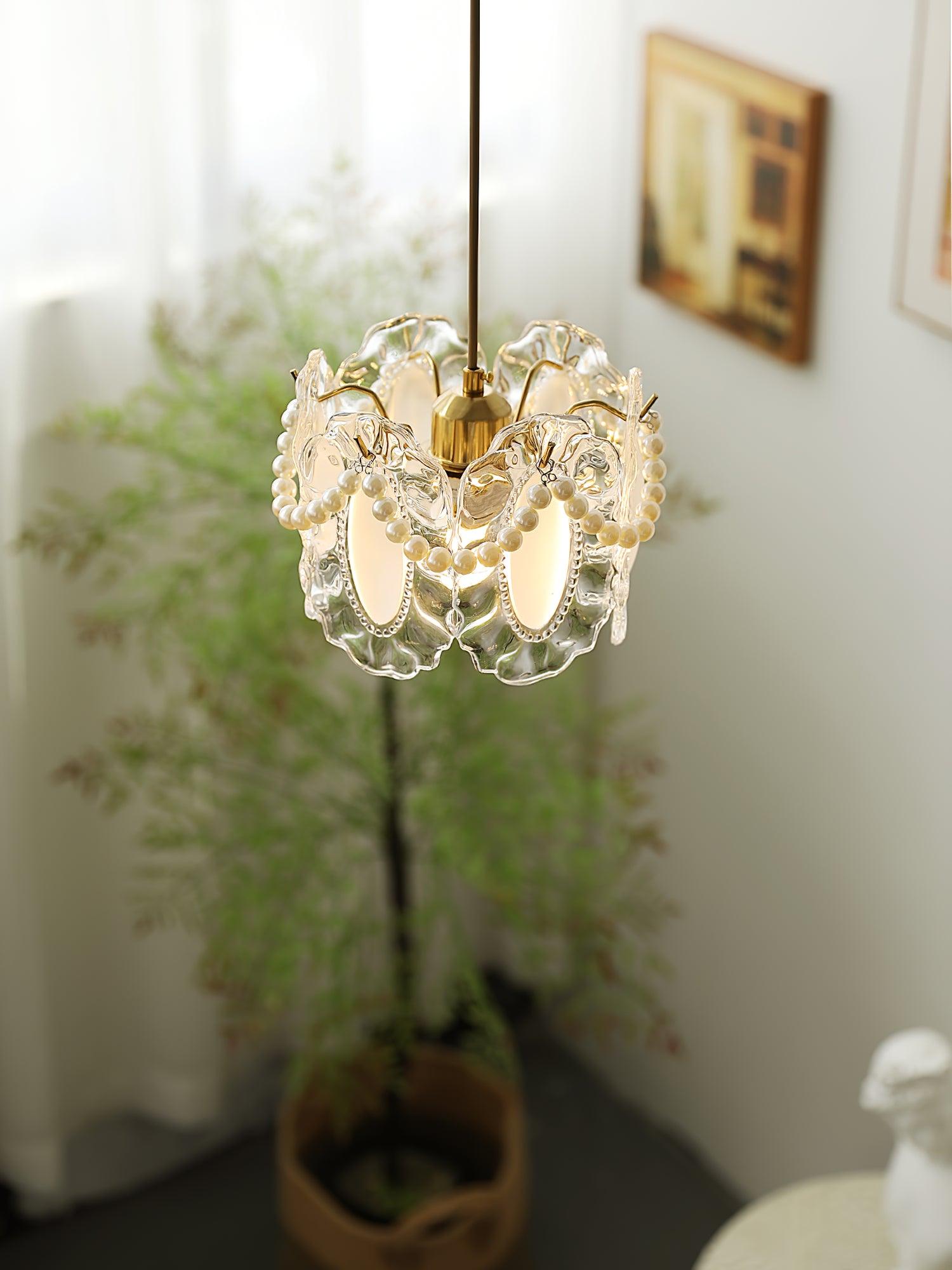 Mirello Glass Glam Pendant Lamp - Letslighting