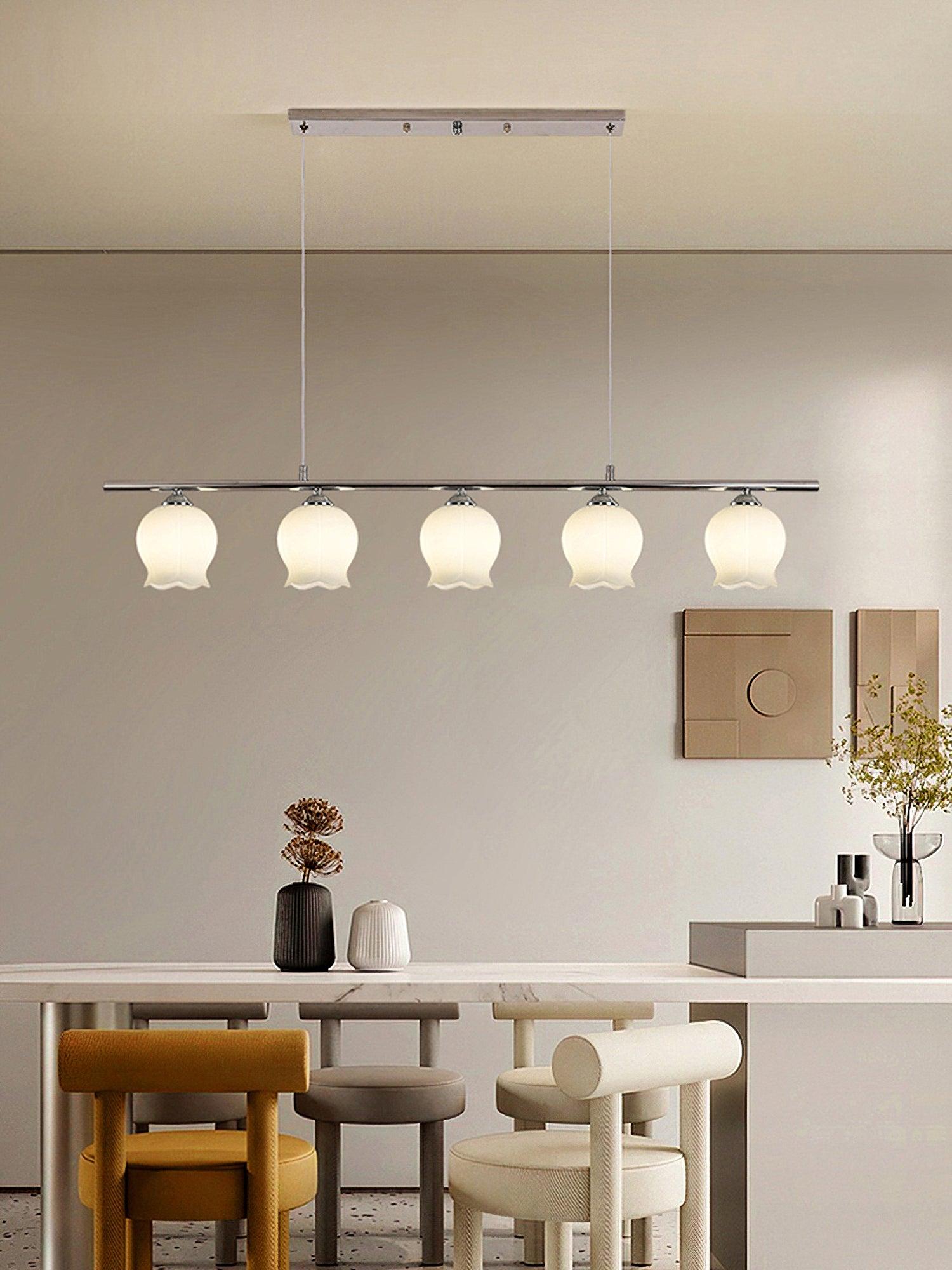 Evenara Modern Minimalist Floral Glass Pendant Lamp - Letslighting