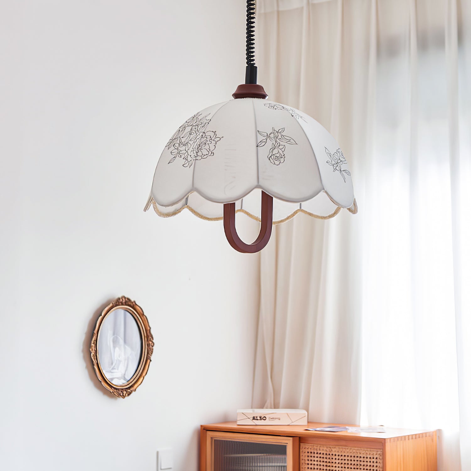 Kade Vintage Wood Pendant Light - Letslighting