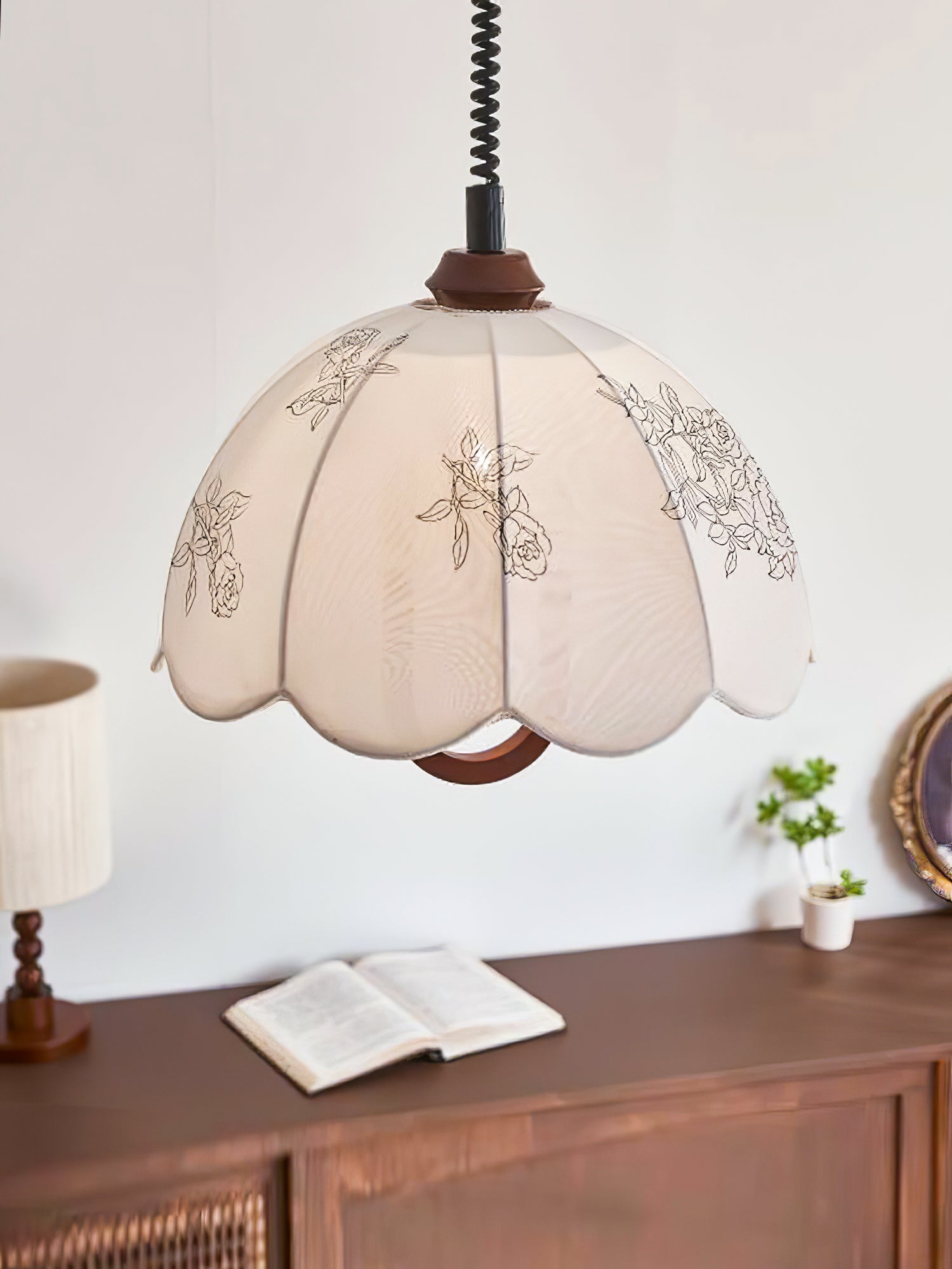 Kade Vintage Wood Pendant Light - Letslighting