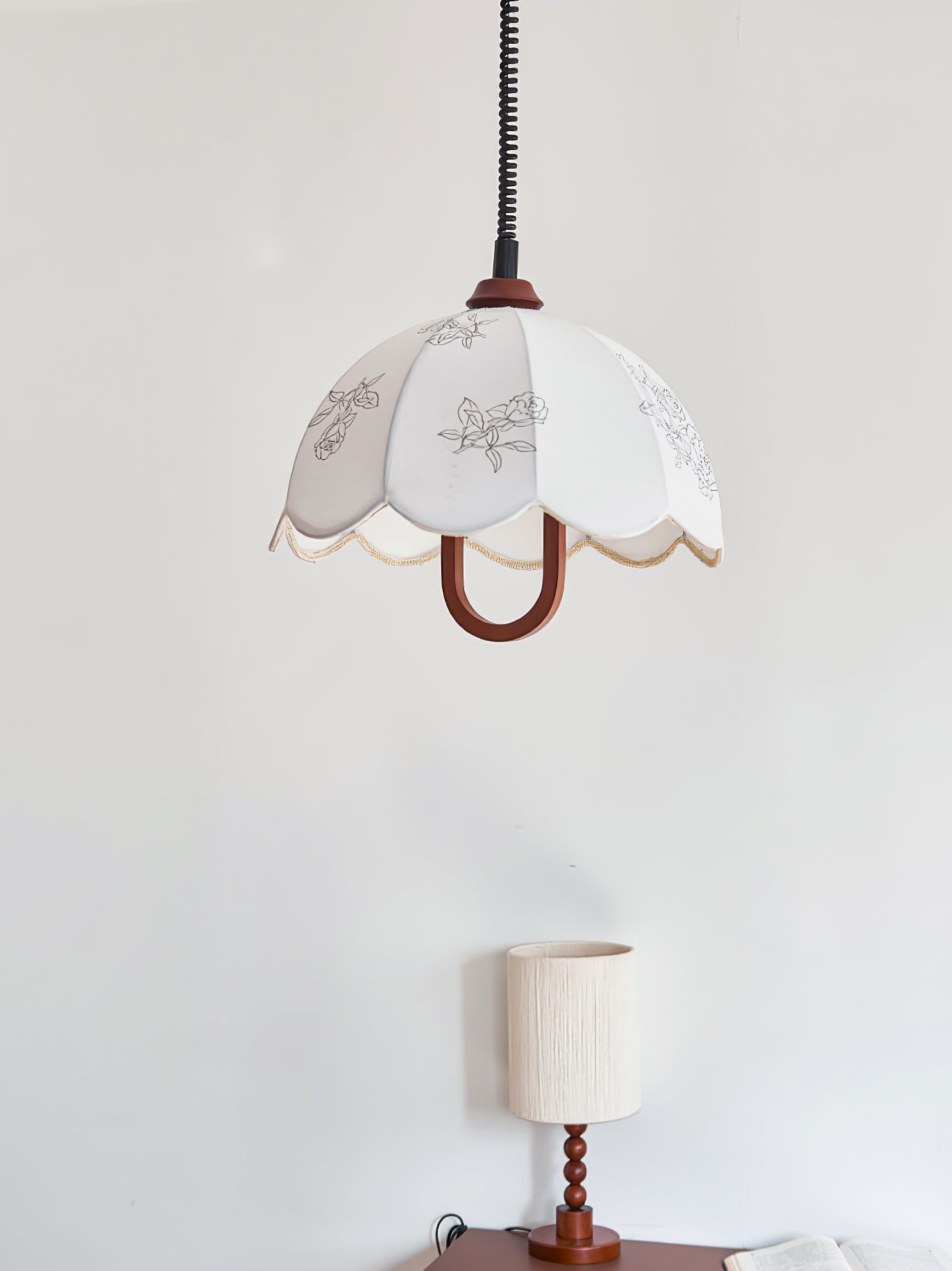 Kade Vintage Wood Pendant Light - Letslighting