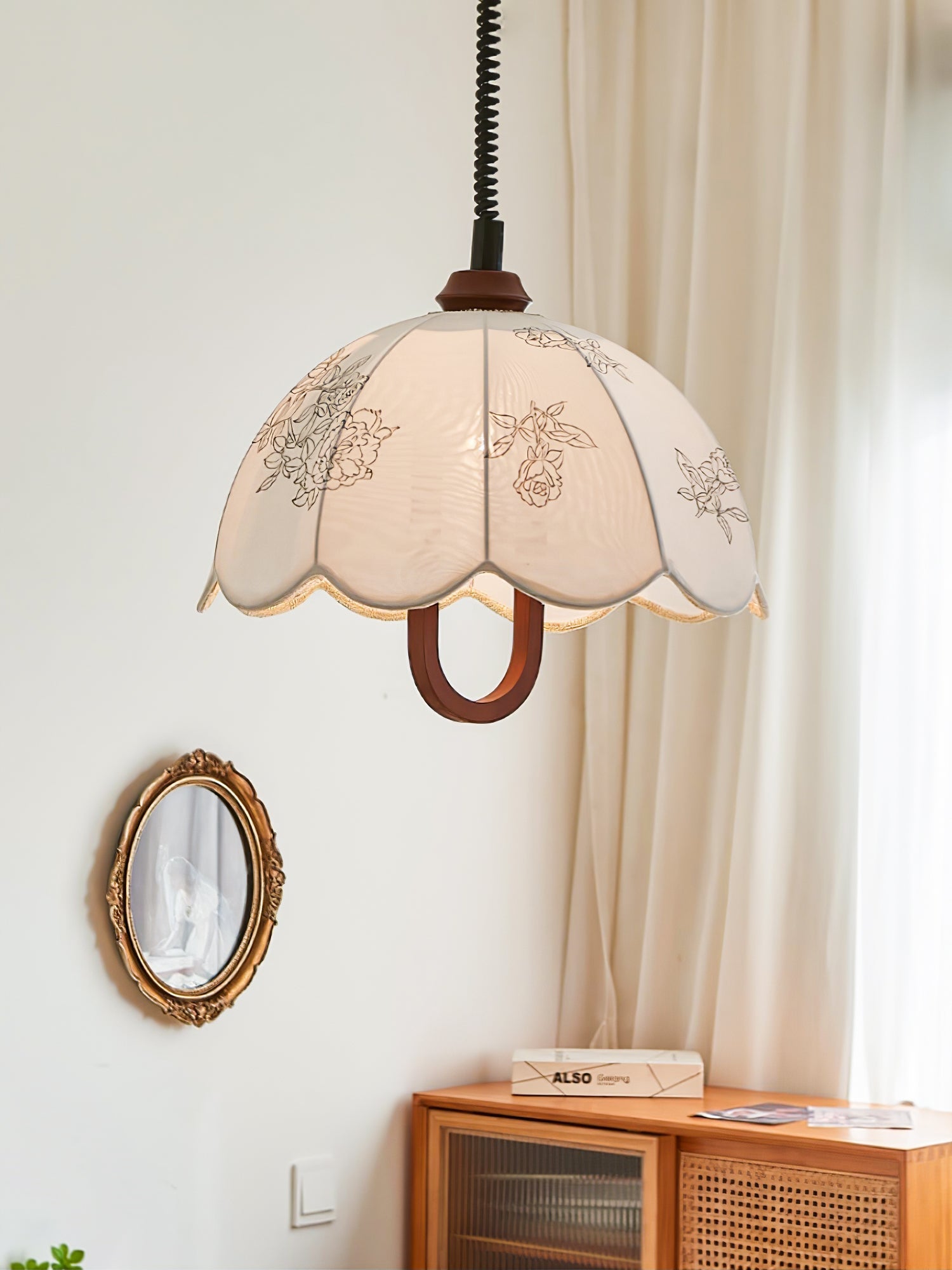 Kade Vintage Wood Pendant Light - Letslighting