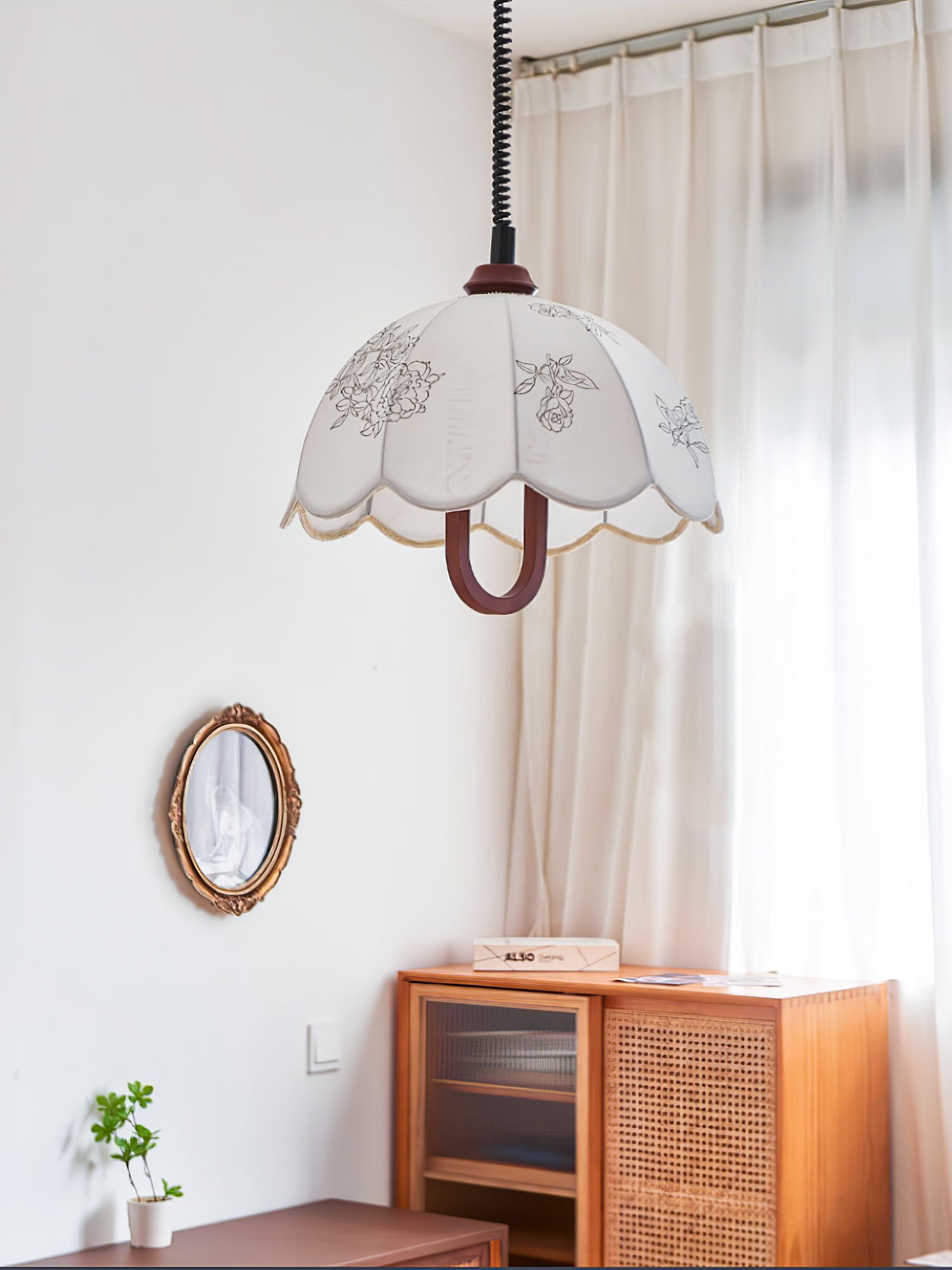 Kade Vintage Wood Pendant Light - Letslighting