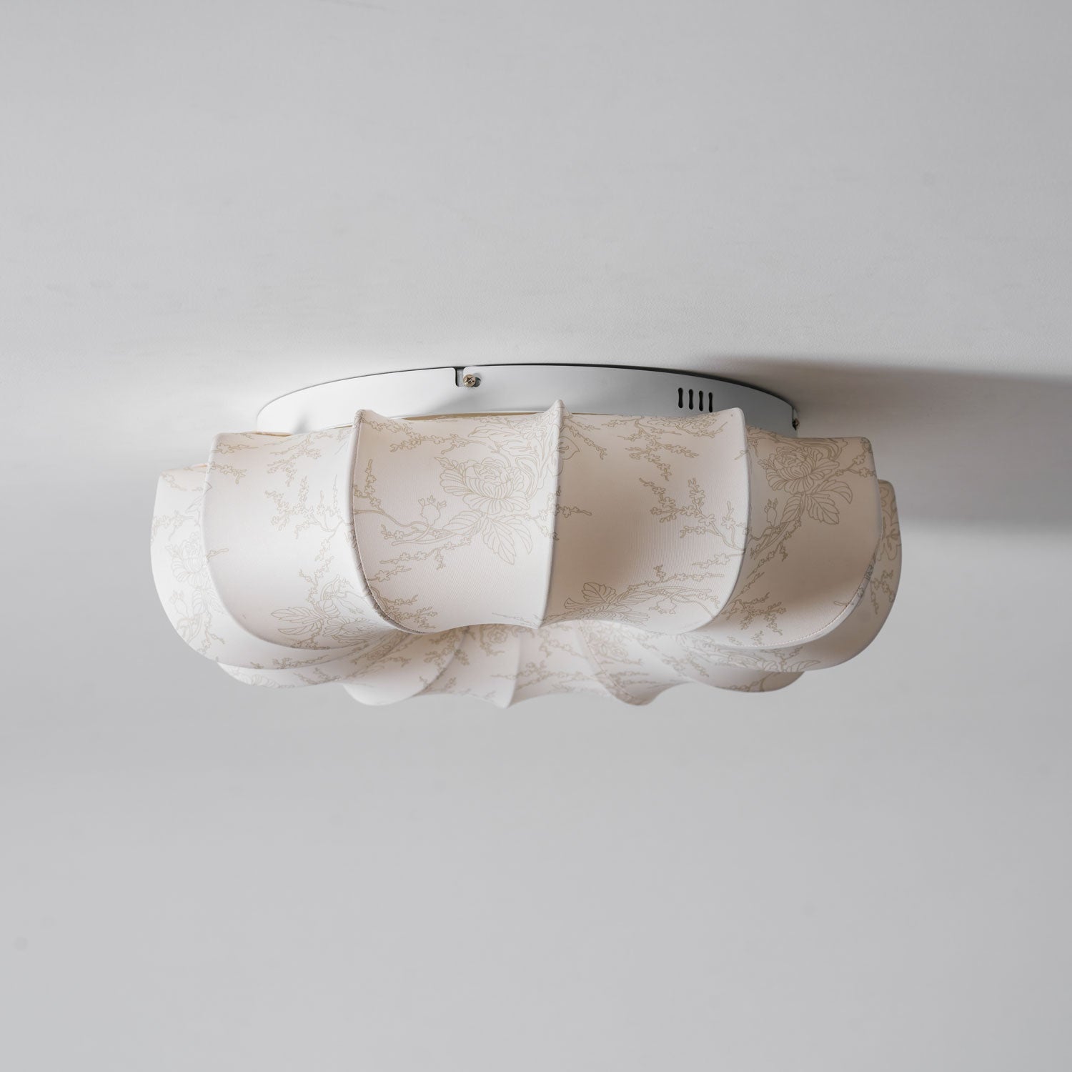 Vivaria Premium Nordic Art Wood Fabric Ceiling Light - Letslighting