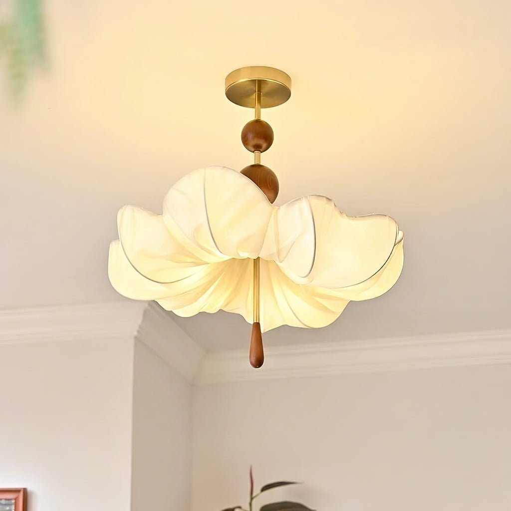 Floralis Fabeic Ceiling Light - Letslighting
