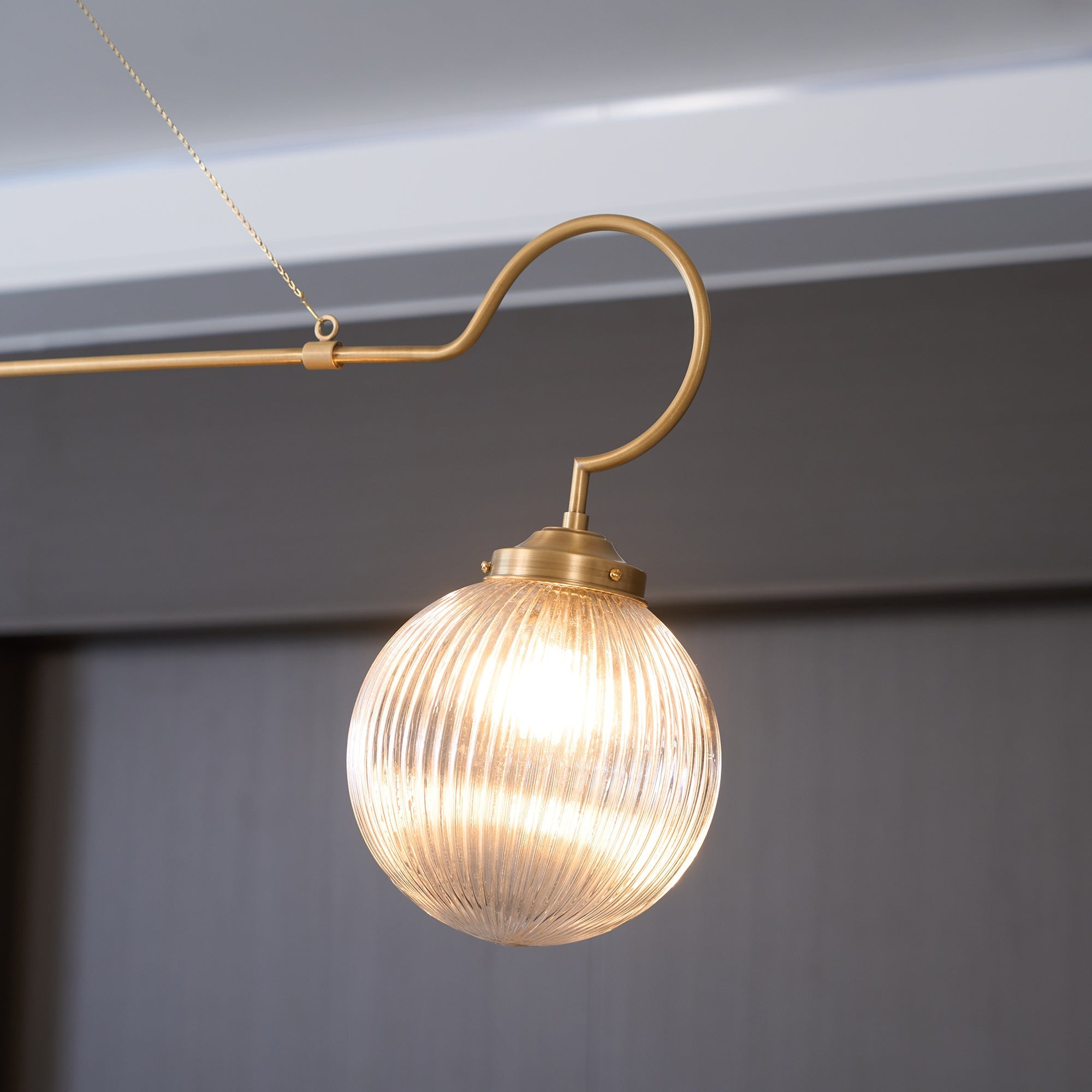 Vavenia Modern Minimalist Brass Glass Chandelier - Letslighting