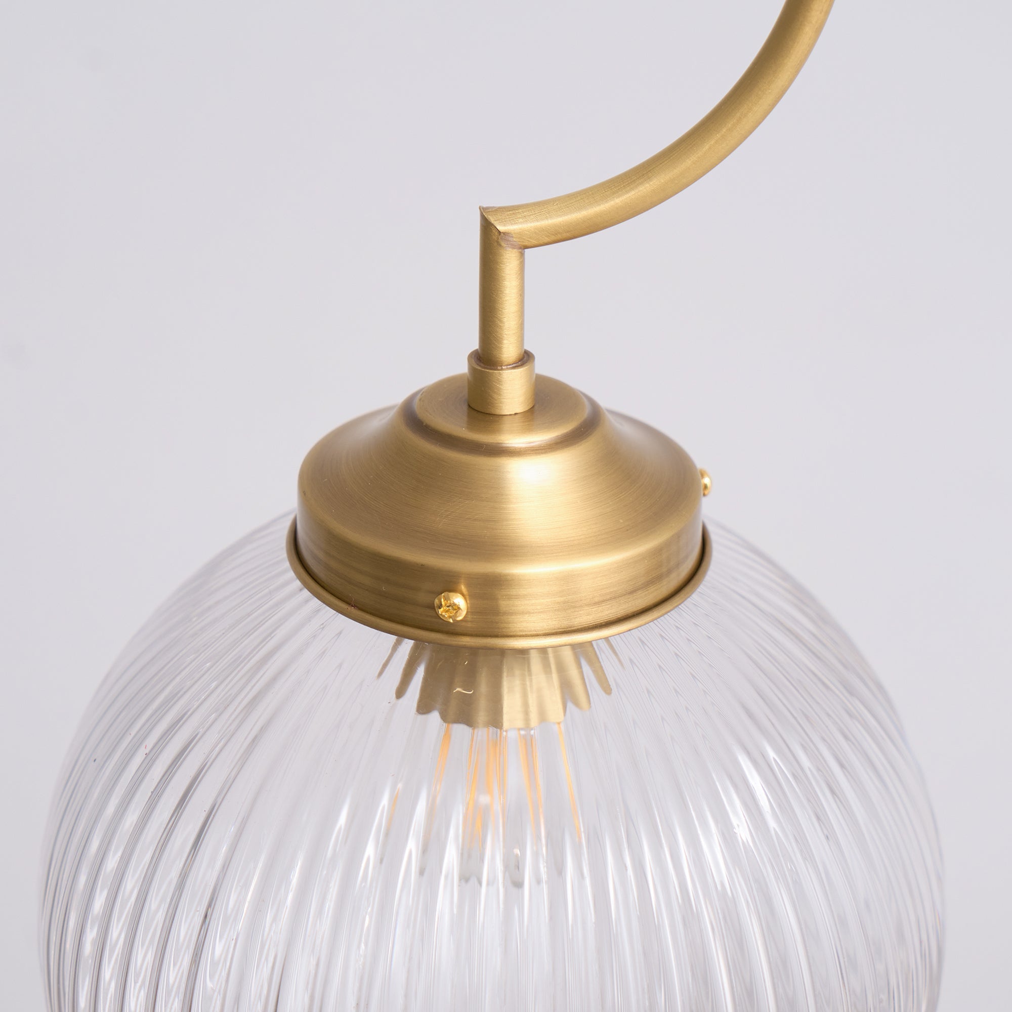 Vavenia Modern Minimalist Brass Glass Chandelier - Letslighting