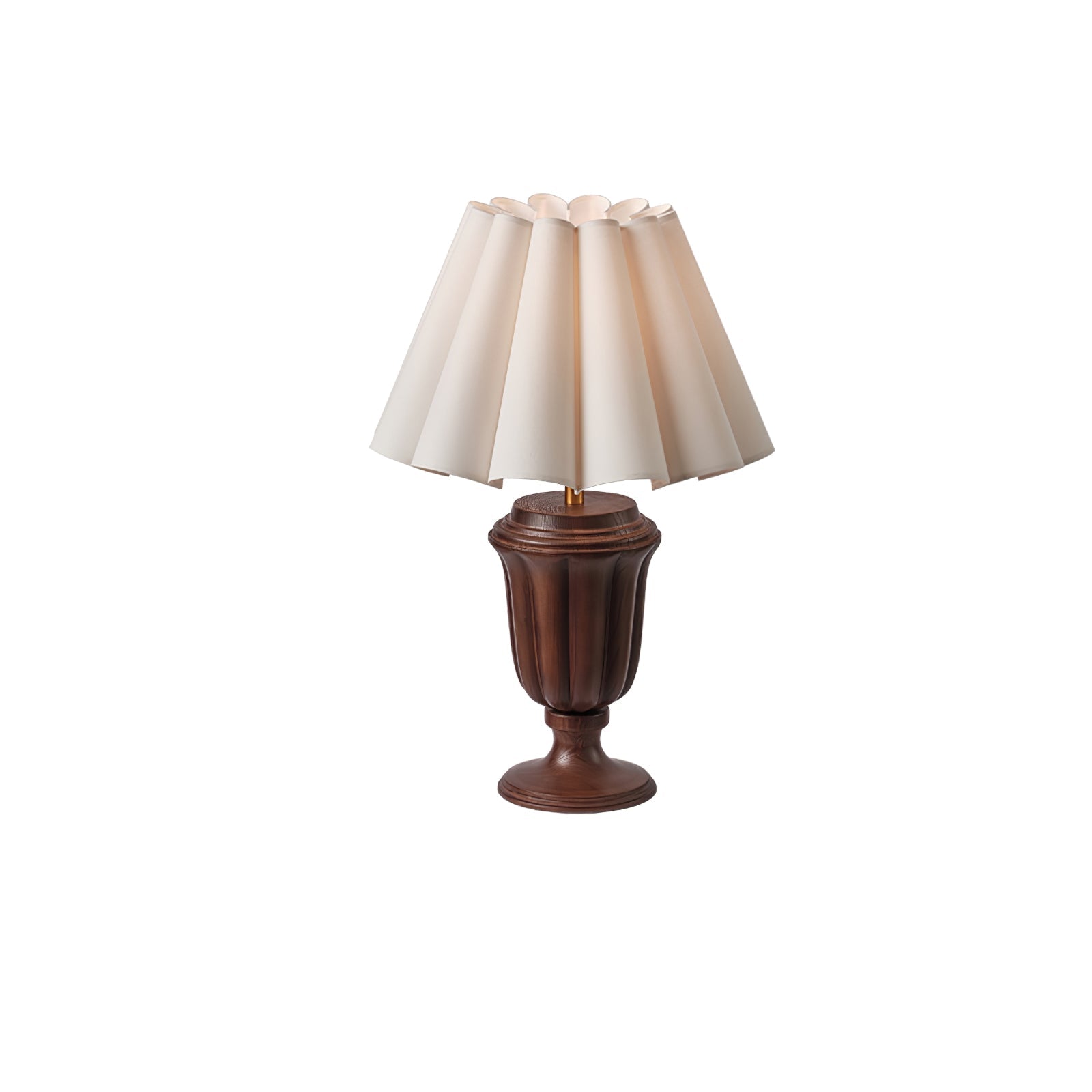 Vireo Wood & Fabric Table Lamp - Letslighting