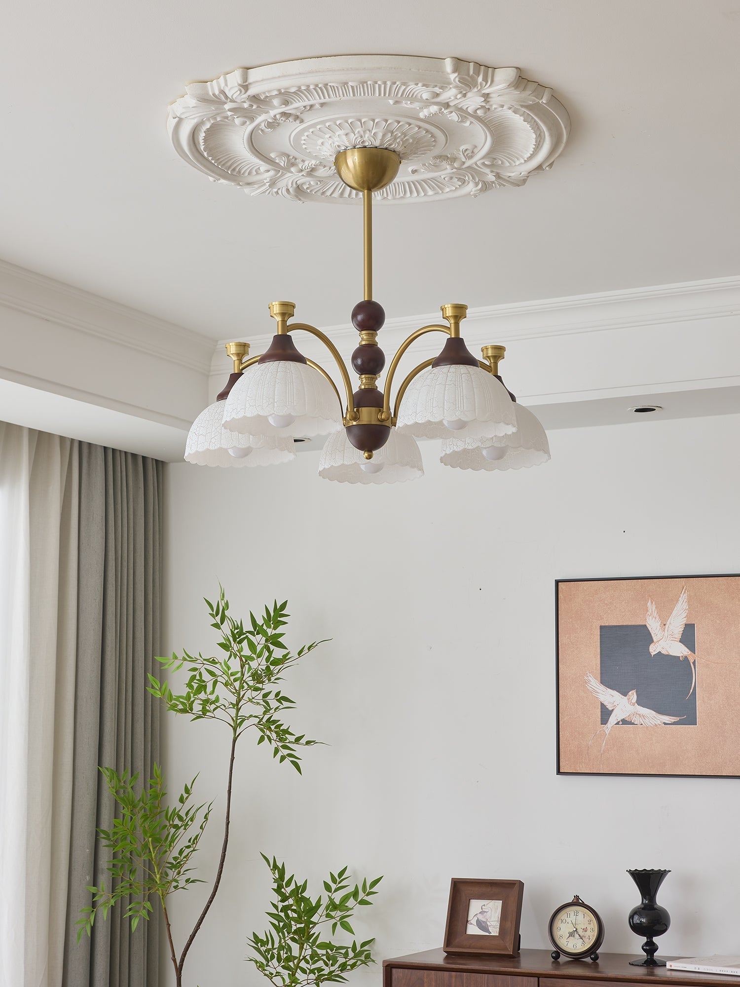 Vosolir Traditional Elegance Wood Chandelier - Letslighting