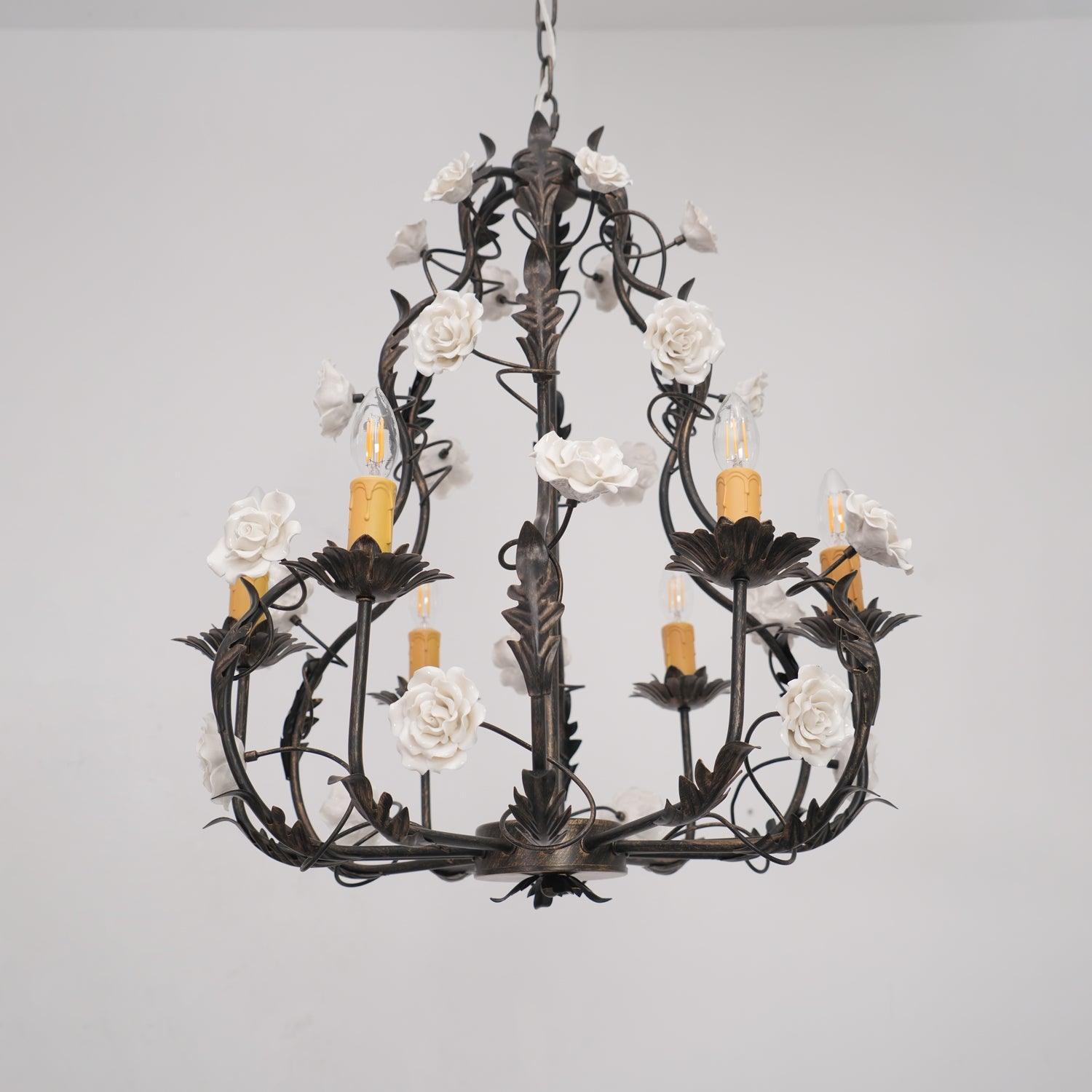 Rocaille Flower Chandelier - Letslighting