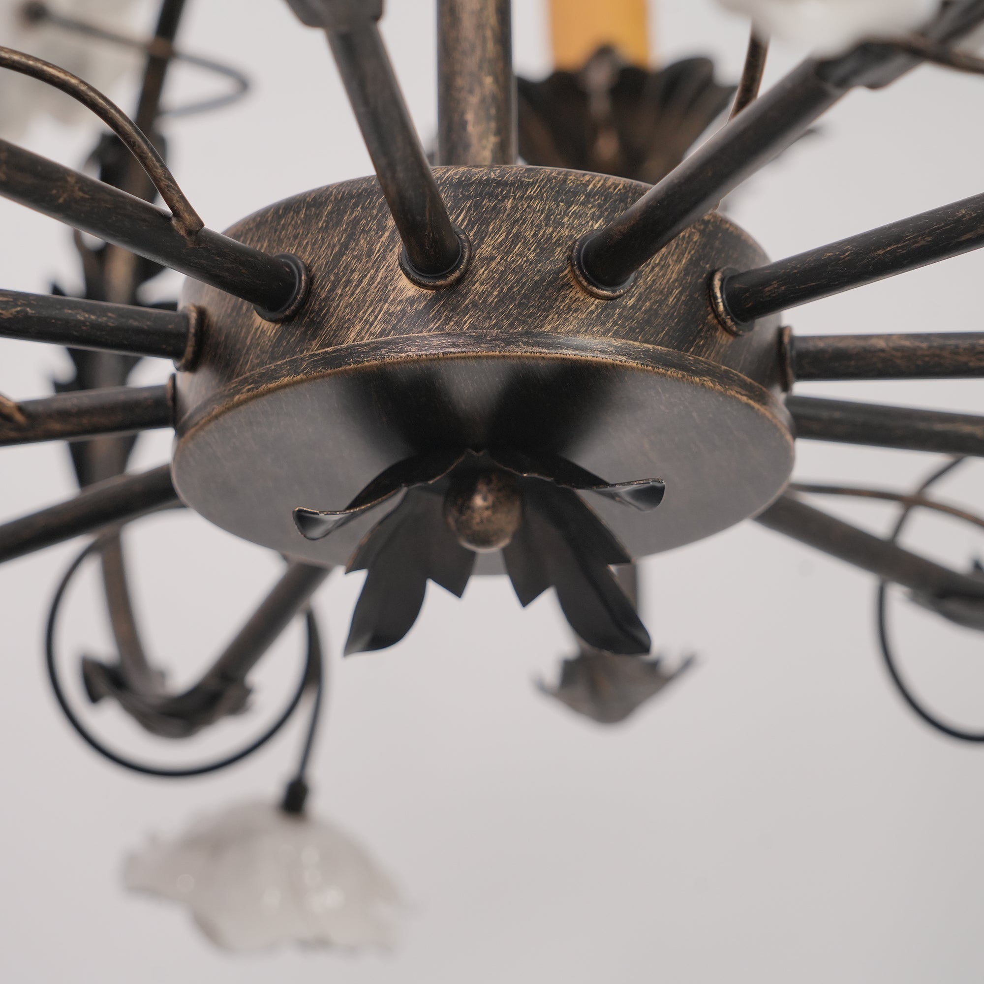 Araeyra Postmodern Luxury Rose Ceramic Chandelier - Letslighting