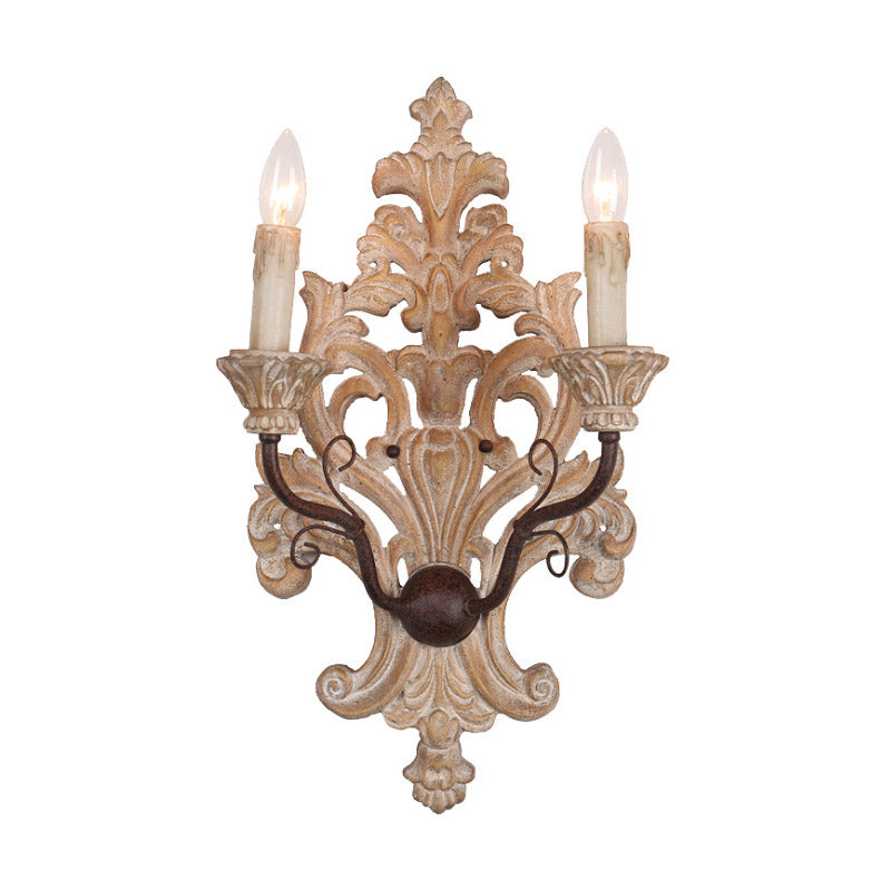 Ilzoror Vintage Industrial Wood Wall Lamp - Letslighting