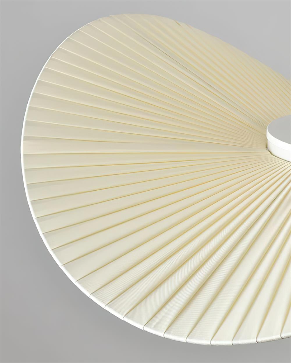 Florina Ceiling Light Fabric Ribbed Fan Shape Minimalist - Letslighting