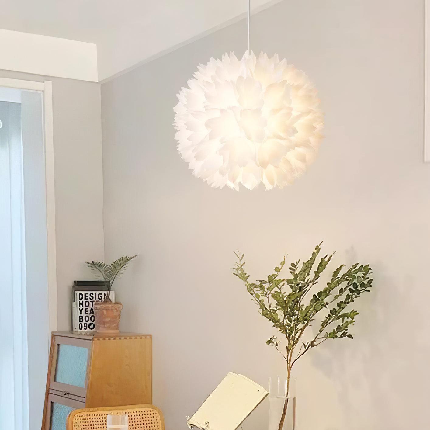Celaeisra Nordic Art Flowers Ball Pendant Light - Letslighting