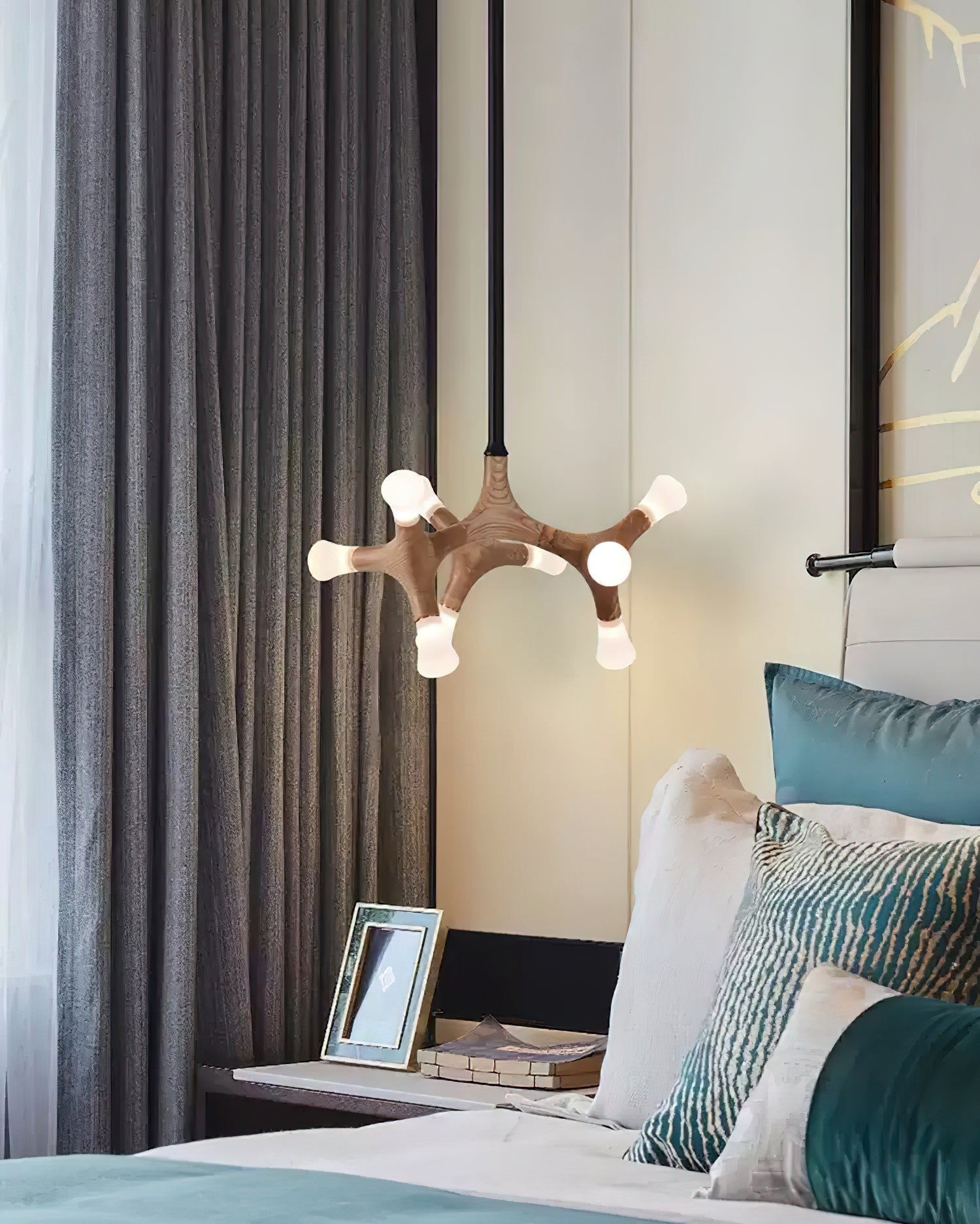 Mynorila Branch-Design Wood Pendant Light - Letslighting