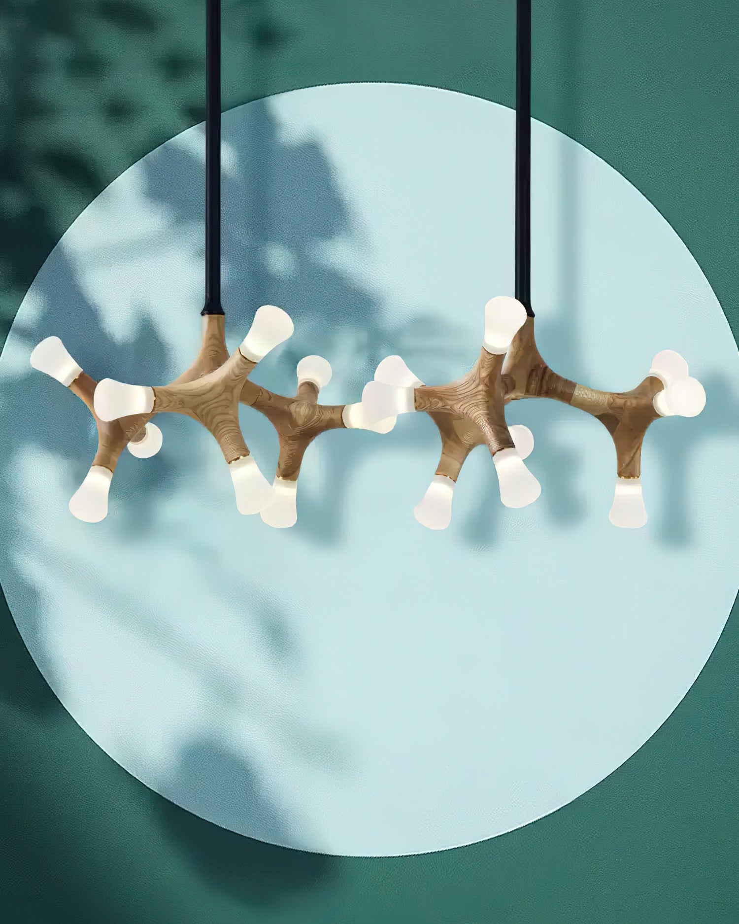 Mynorila Branch-Design Wood Pendant Light - Letslighting