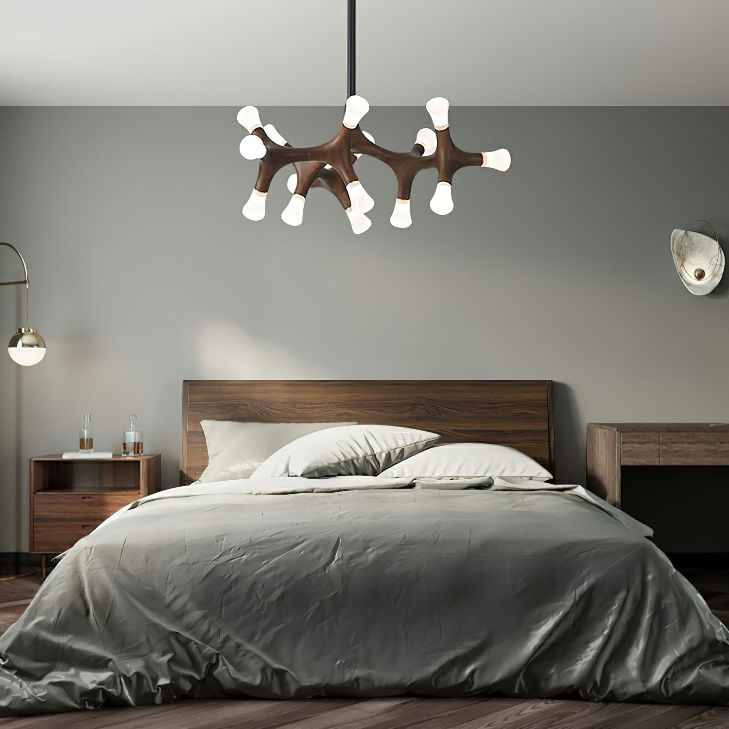 Mynorila Branch-Design Wood Pendant Light - Letslighting