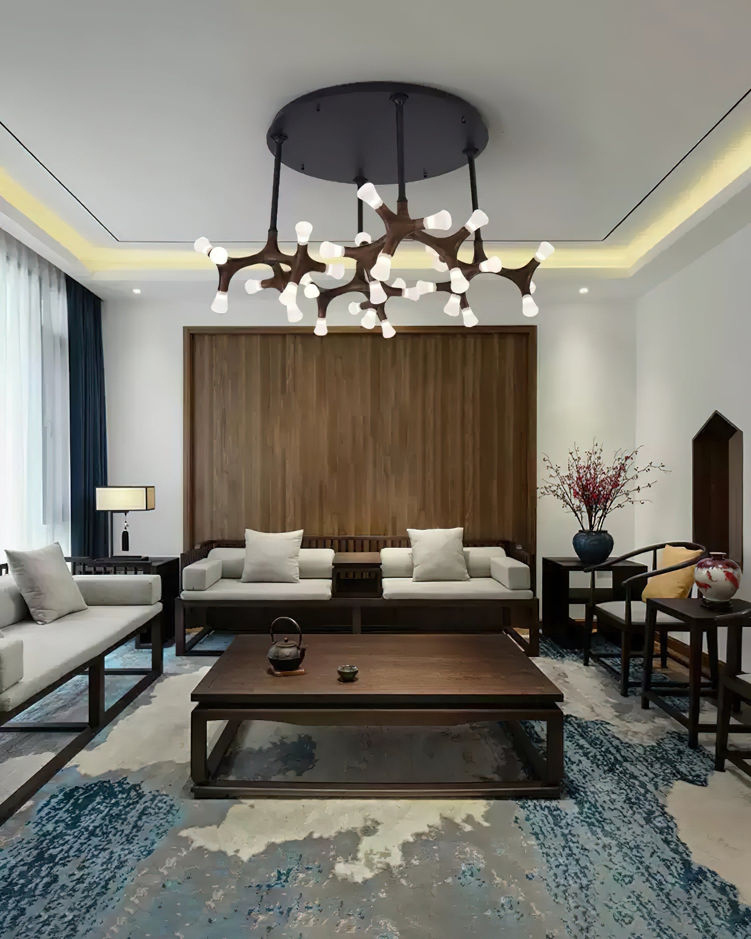 Mynorila Branch-Design Wood Pendant Light - Letslighting