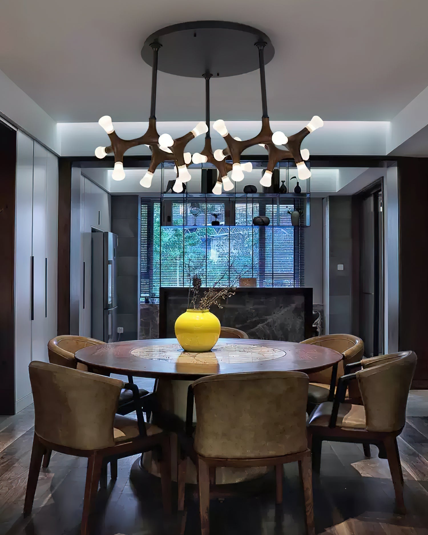 Mynorila Branch-Design Wood Pendant Light - Letslighting