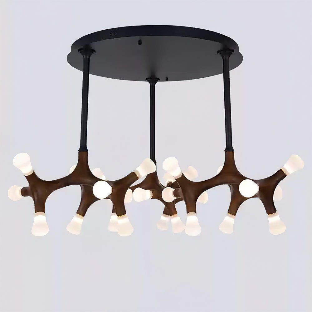 Mynorila Branch-Design Wood Pendant Light - Letslighting