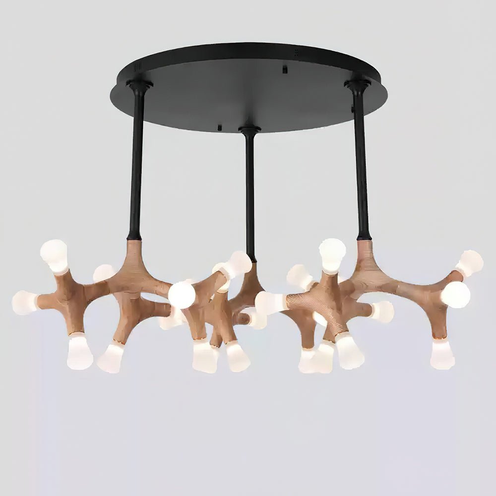 Mynorila Branch-Design Wood Pendant Light - Letslighting