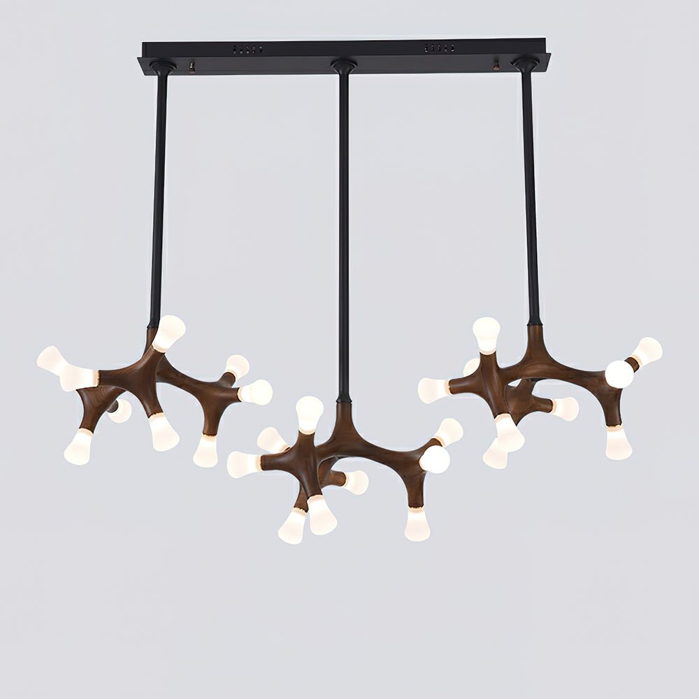 Mynorila Branch-Design Wood Pendant Light - Letslighting