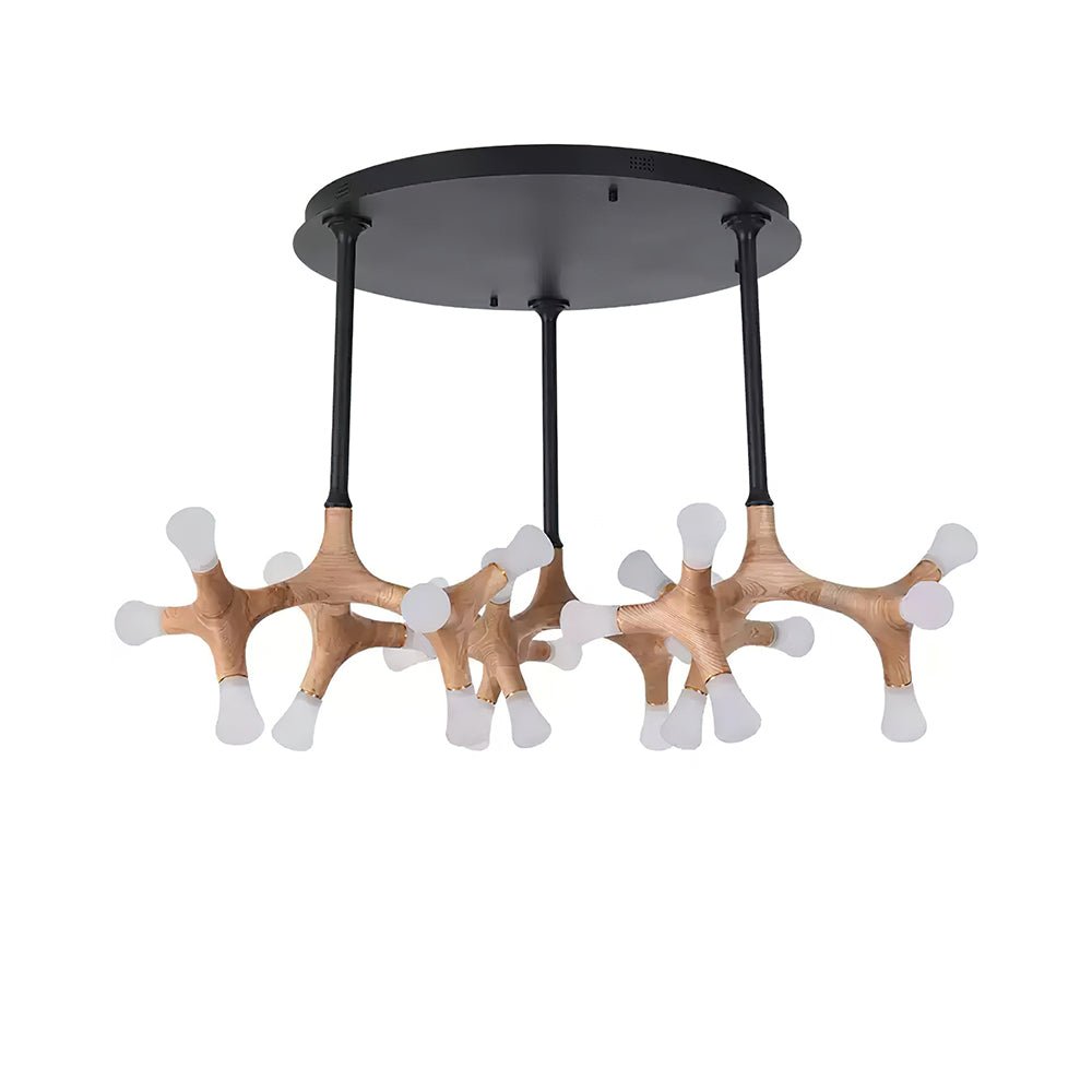 Mynorila Branch-Design Wood Pendant Light - Letslighting