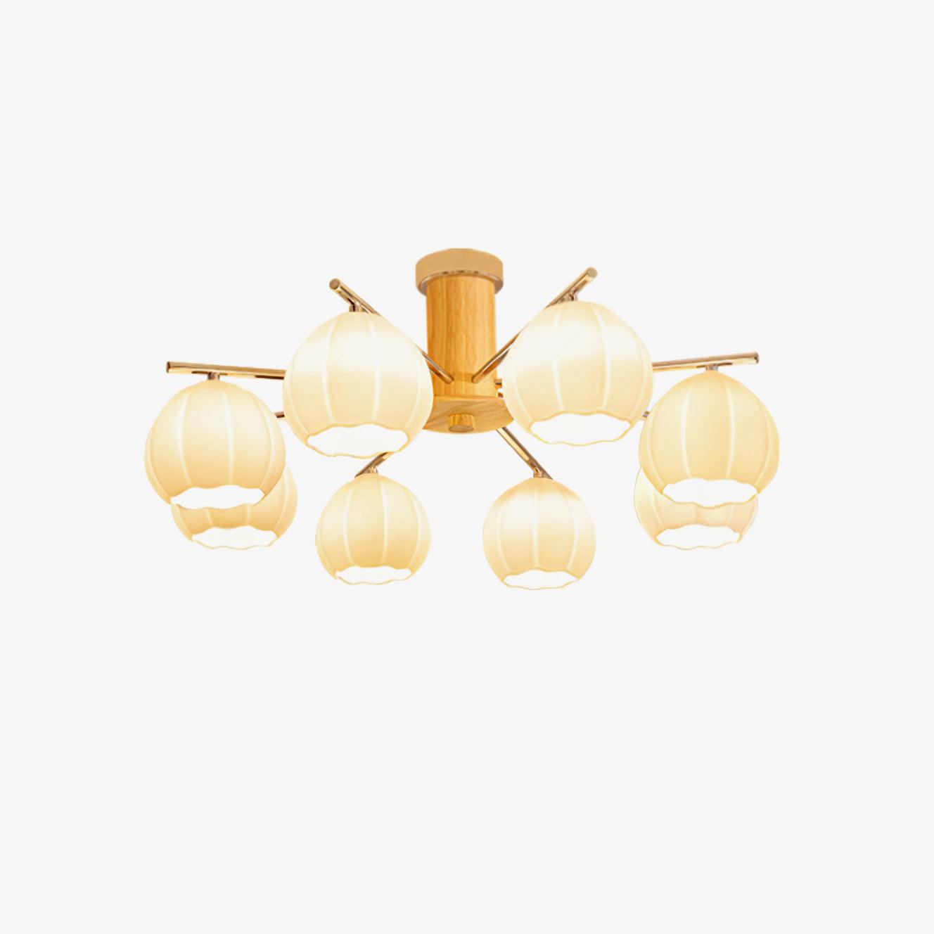 Ezoror Nordic Art Flower Buds Glass Ceiling Lamp - Letslighting