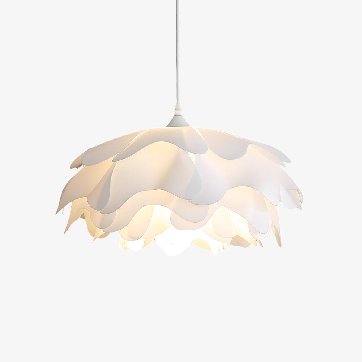 Bella White Flower Shaped Pendant Light - Letslighting