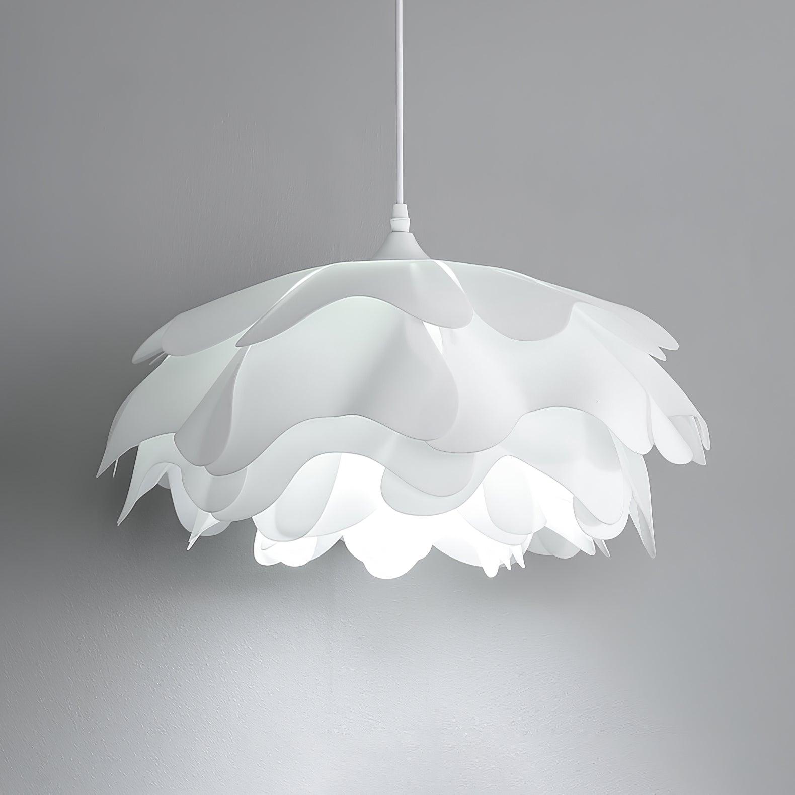 Bella White Flower Shaped Pendant Light - Letslighting
