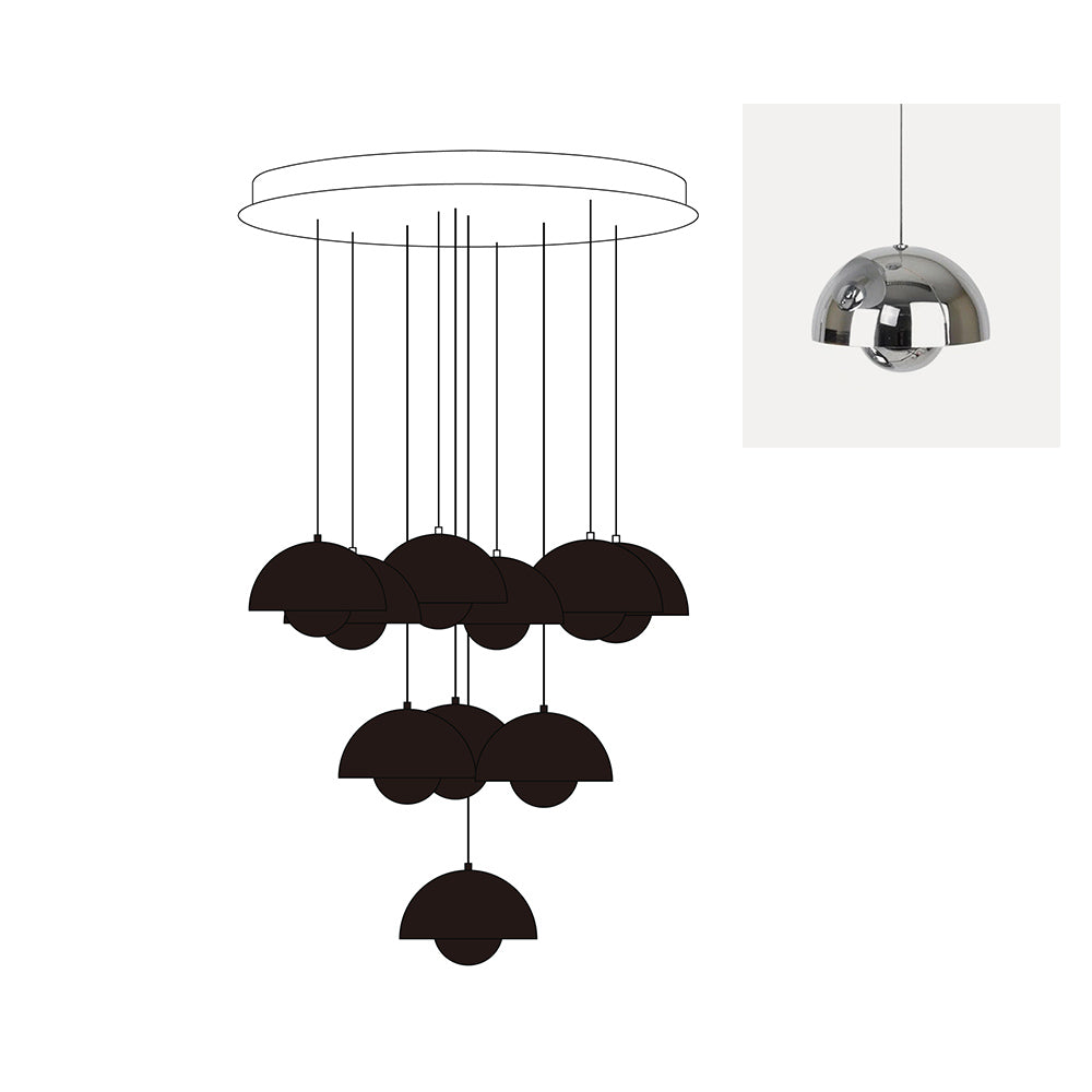 Flowerpot Chandelier - Letslighting