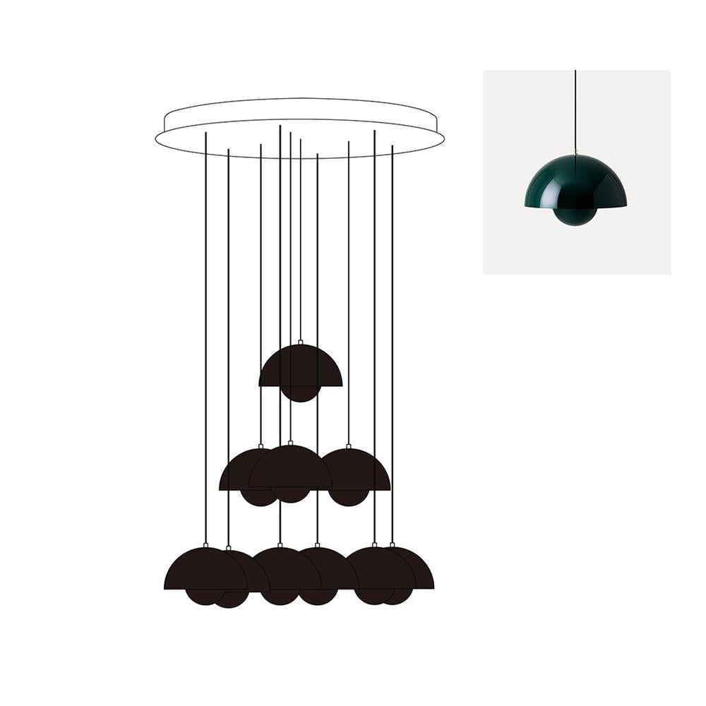 Flowerpot Chandelier - Letslighting